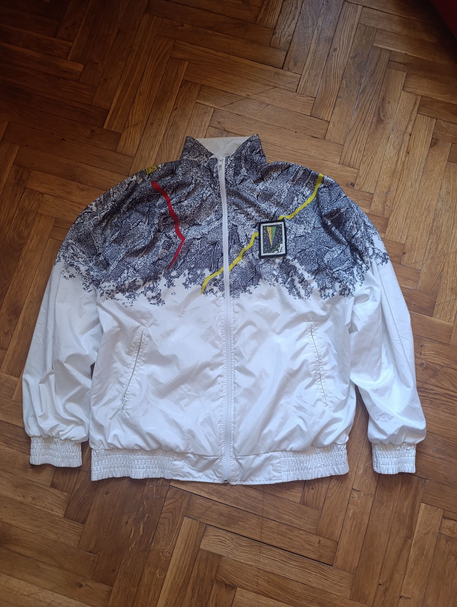 Adidas Adidas Stefan Edberg 80s Vintage Windbreaker, Rare Size US L / EU 52-54 / 3 - 1 Thumbnail