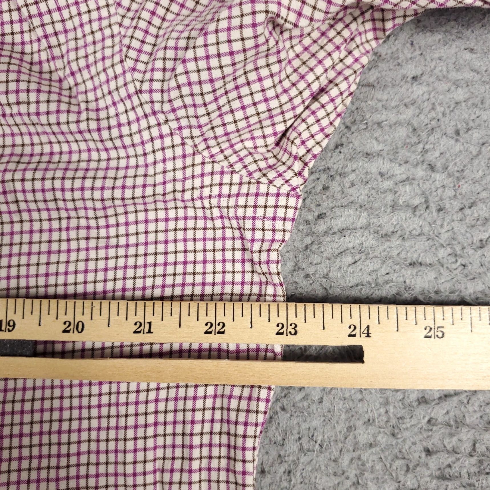 Ralph Lauren Ralph Lauren Shirt Mens Large Purple Beige Check Button-Up Long Sleeve Casual Classic Size US L / EU 52-54 / 3 - 5 Thumbnail