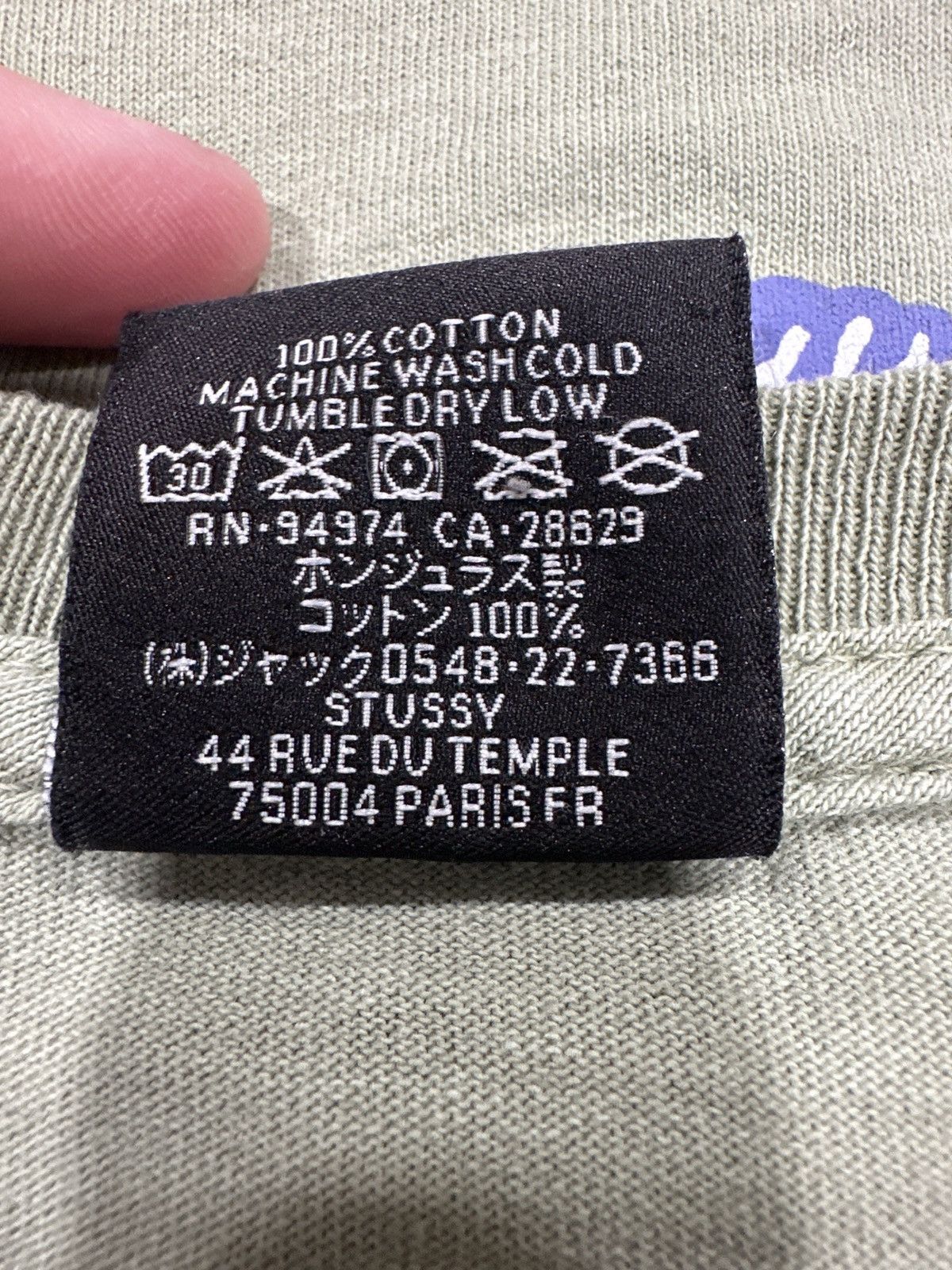Stussy Stüssy Crown Wreath Pigment Dyed Tee Size US M / EU 48-50 / 2 - 5 Thumbnail