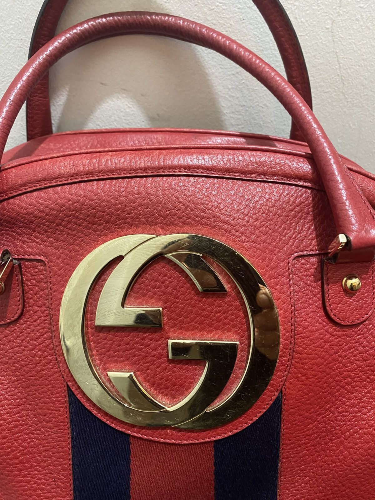 GUCCI LEATHER HANDBAG