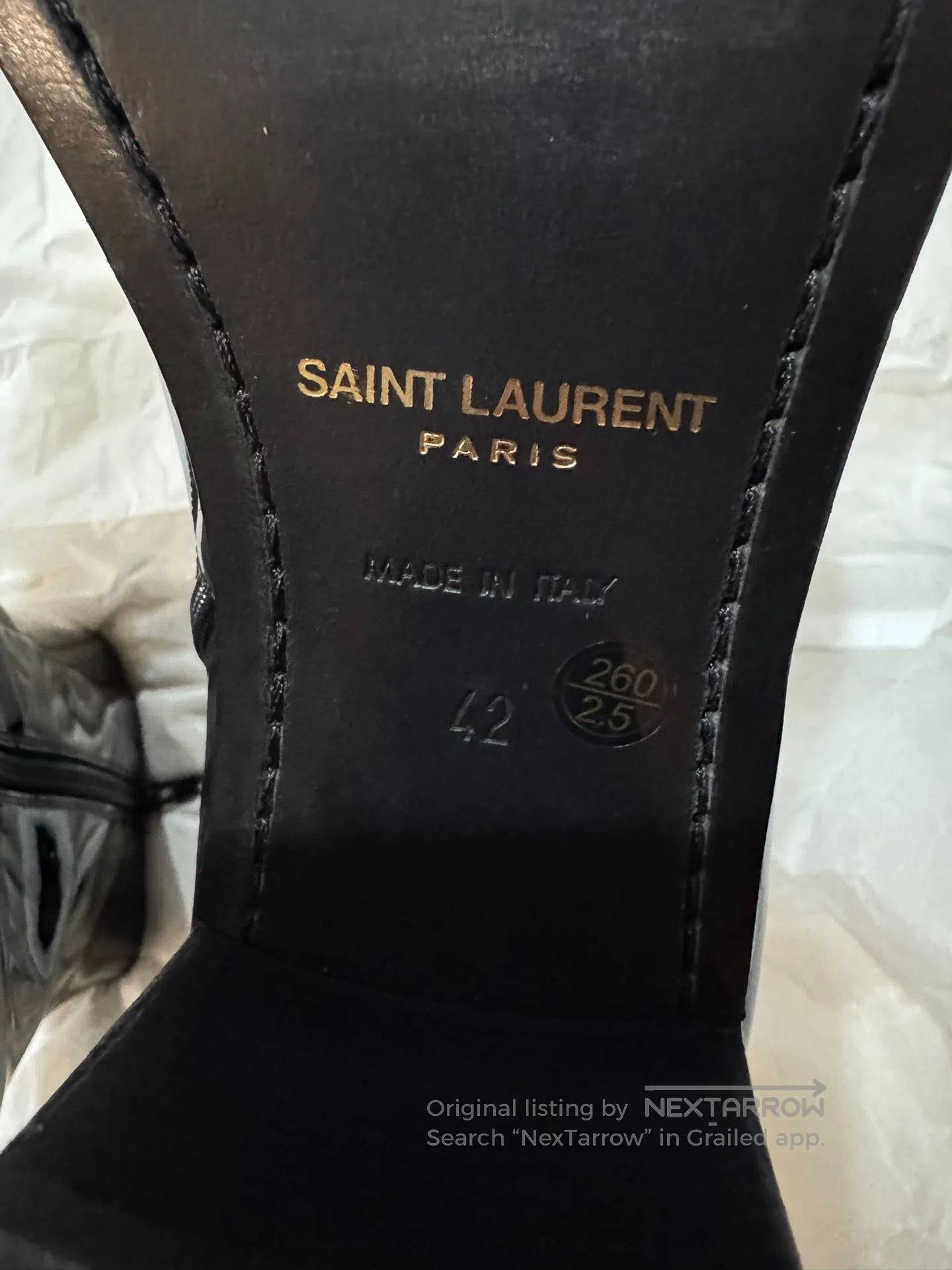 Saint Laurent Paris Saint Laurent Paris Patent Leather Boots| Size US 9 / EU 42 - 6 Thumbnail