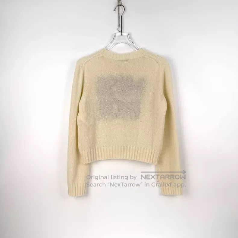 Dior Dior Beige letter cashmere sweater Size XS / US 0-2 / IT 36-38 - 4 Thumbnail