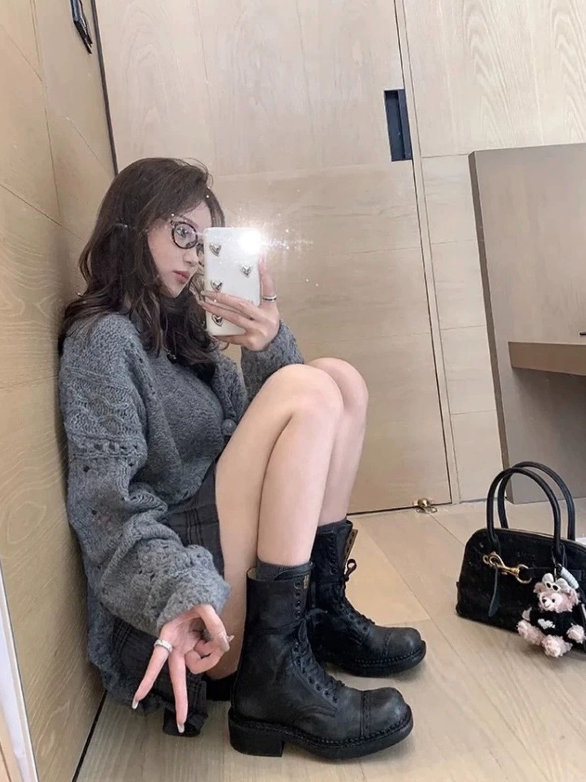 Miu Miu MIU MIU 25FW distressed biker boots black 40 Size US 9.5 / IT 39.5 - 9 Thumbnail