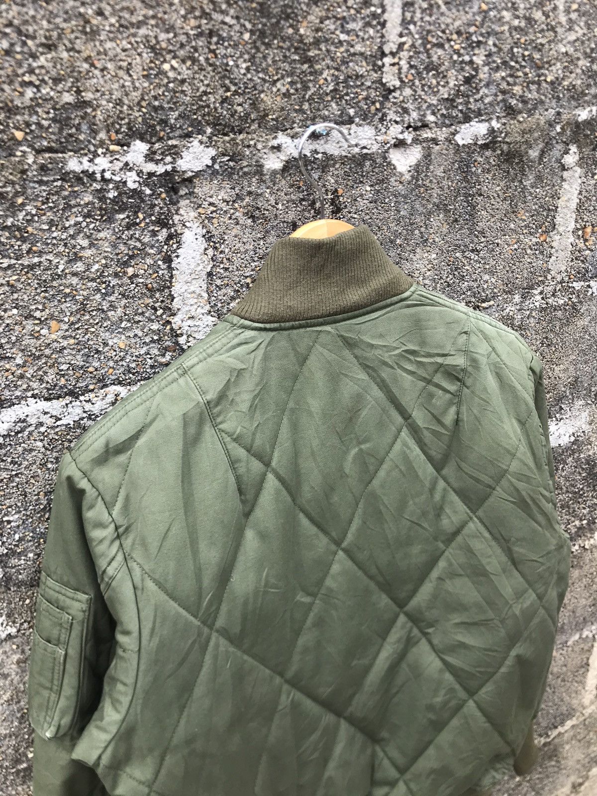 Japanese Brand 🌟Dear Laurel Military Style Quilted Bomber Jacket Size US M / EU 48-50 / 2 - 12 Thumbnail