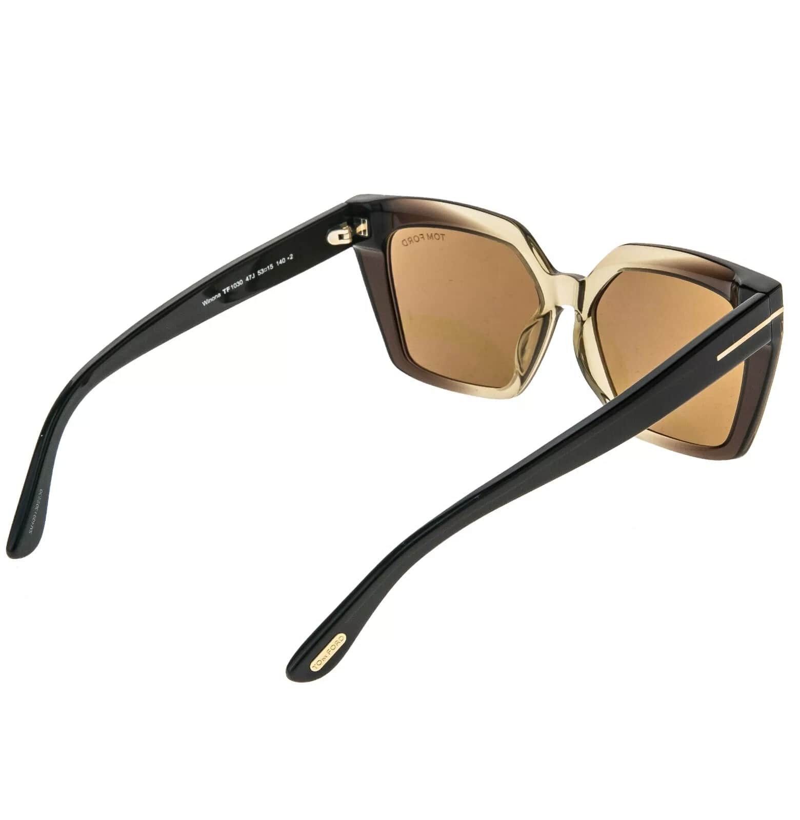 Tom Ford TOM FORD WINONA TF1030 47J Black Modern Sunglasses 1030 Size ONE SIZE - 8 Thumbnail