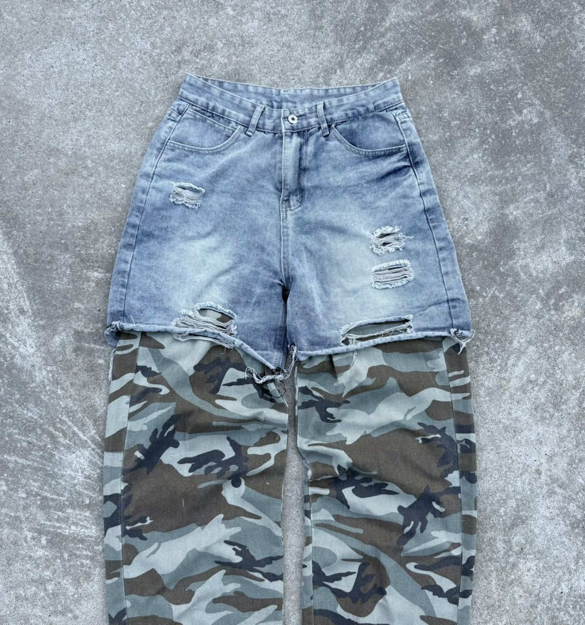 Vintage Vintage Y2K avantgarde streetwear oversized wide track jeans Size US 32 / EU 48 - 6 Thumbnail