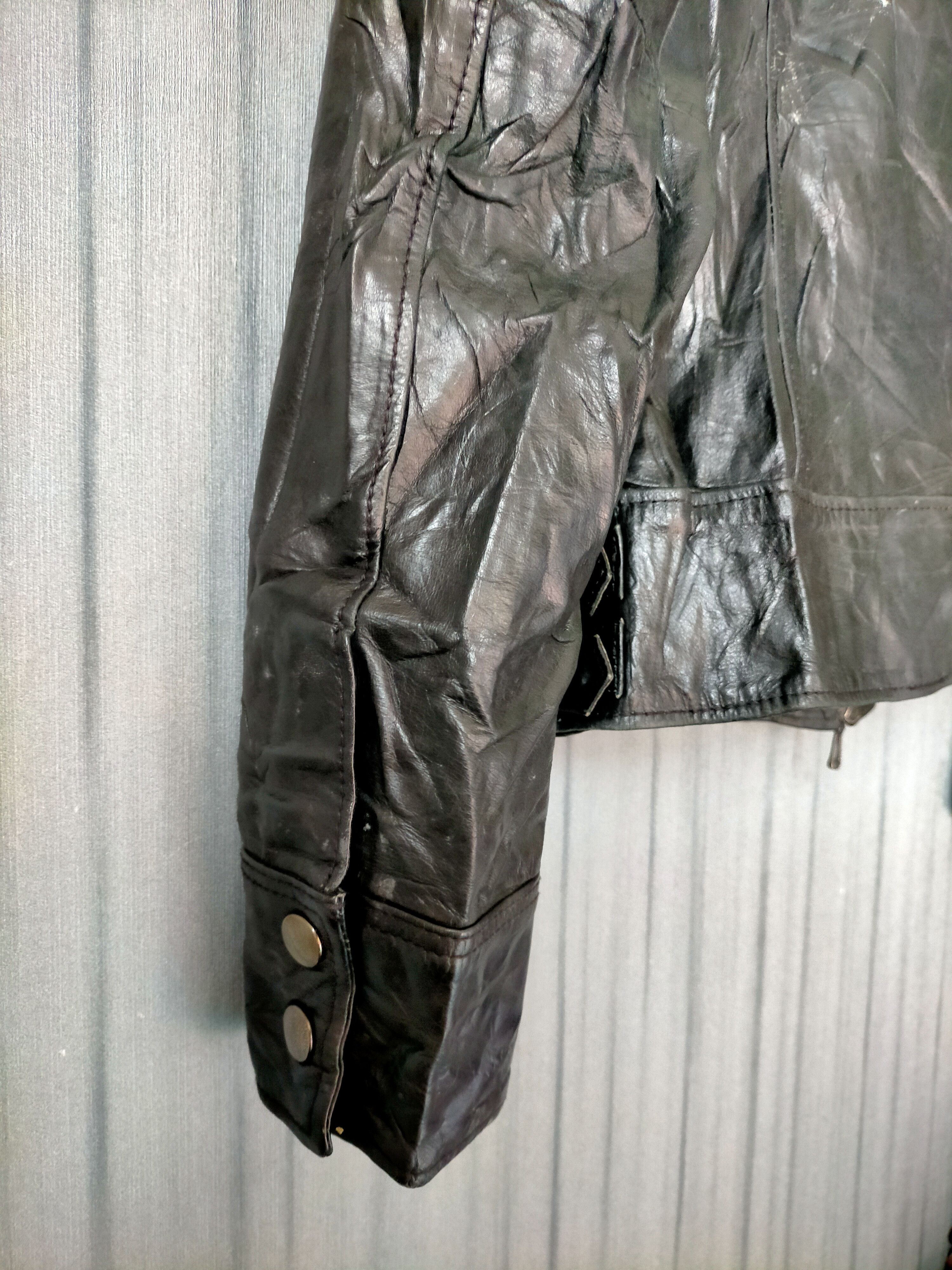Tete Homme Tete Homme Issey Miyake Vintage Leather Ramones Jacket Size US M / EU 48-50 / 2 - 15 Thumbnail