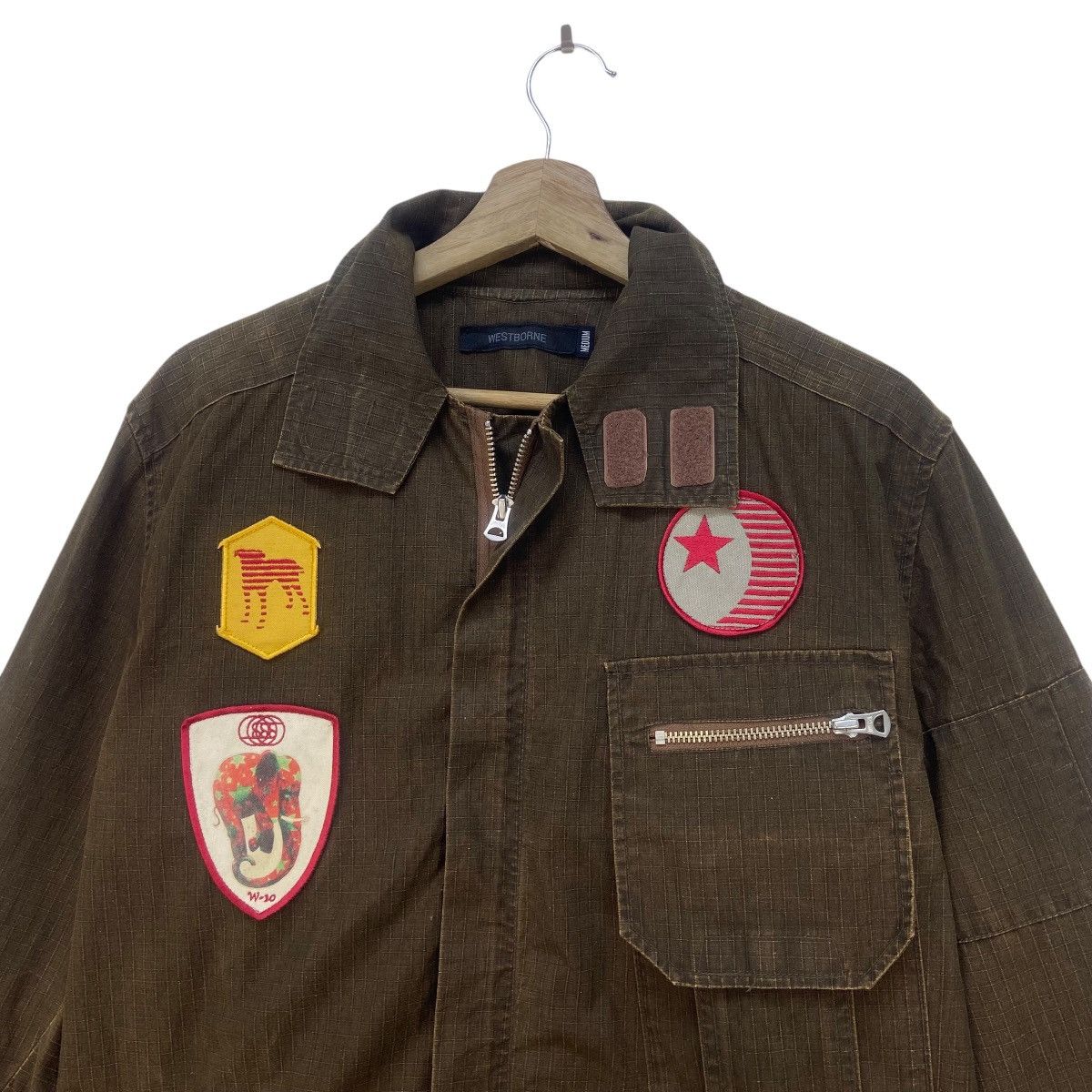 Japanese Brand Westborne Millitary Style Patches Jacket Size US M / EU 48-50 / 2 - 4 Thumbnail