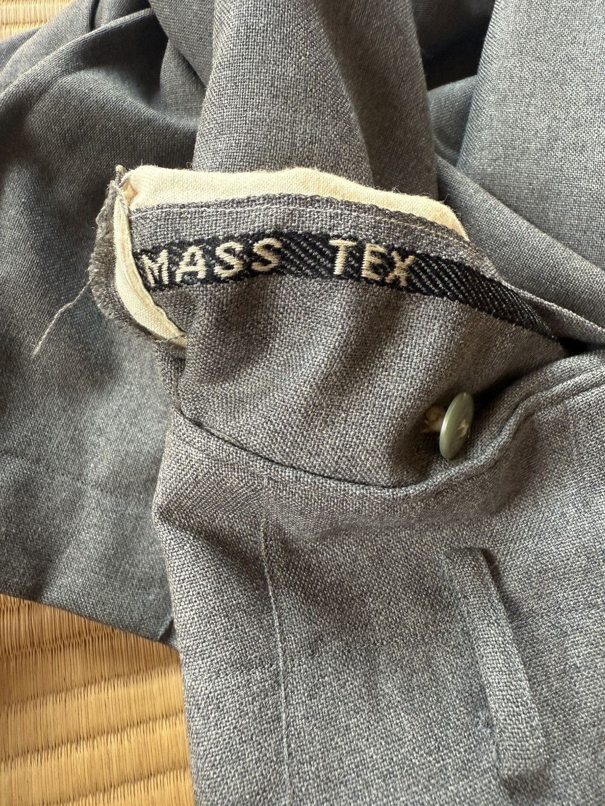 Other Spring&Summer MASS TEX All Wool Japanese Tailored MidCentury Size US 32 / EU 48 - 4 Thumbnail