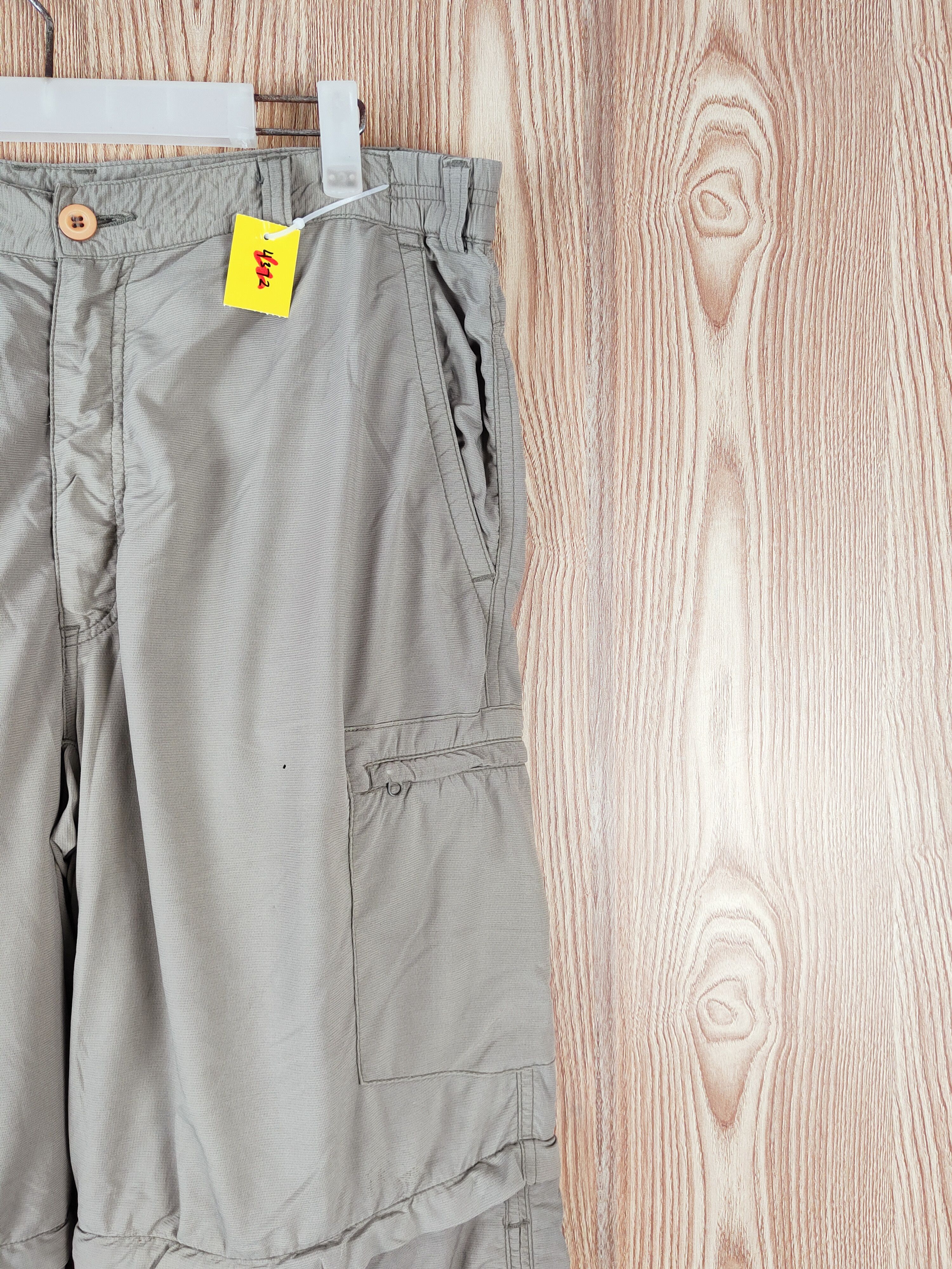 Japanese Brand Yellow Stone Beige Multipocket Sweatpants #W338 Size US 35 - 9 Thumbnail