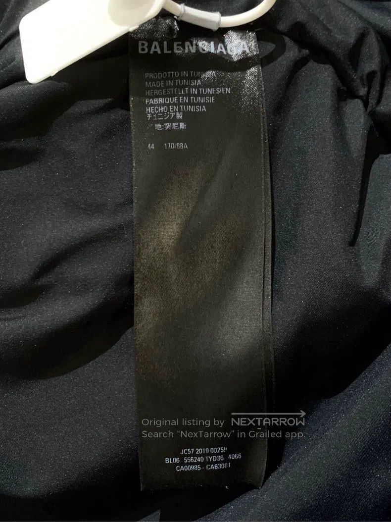 Balenciaga Balenciaga Letter Logo Embroidered Stand Collar Zipper Dow Size US S / EU 44-46 / 1 - 5 Thumbnail