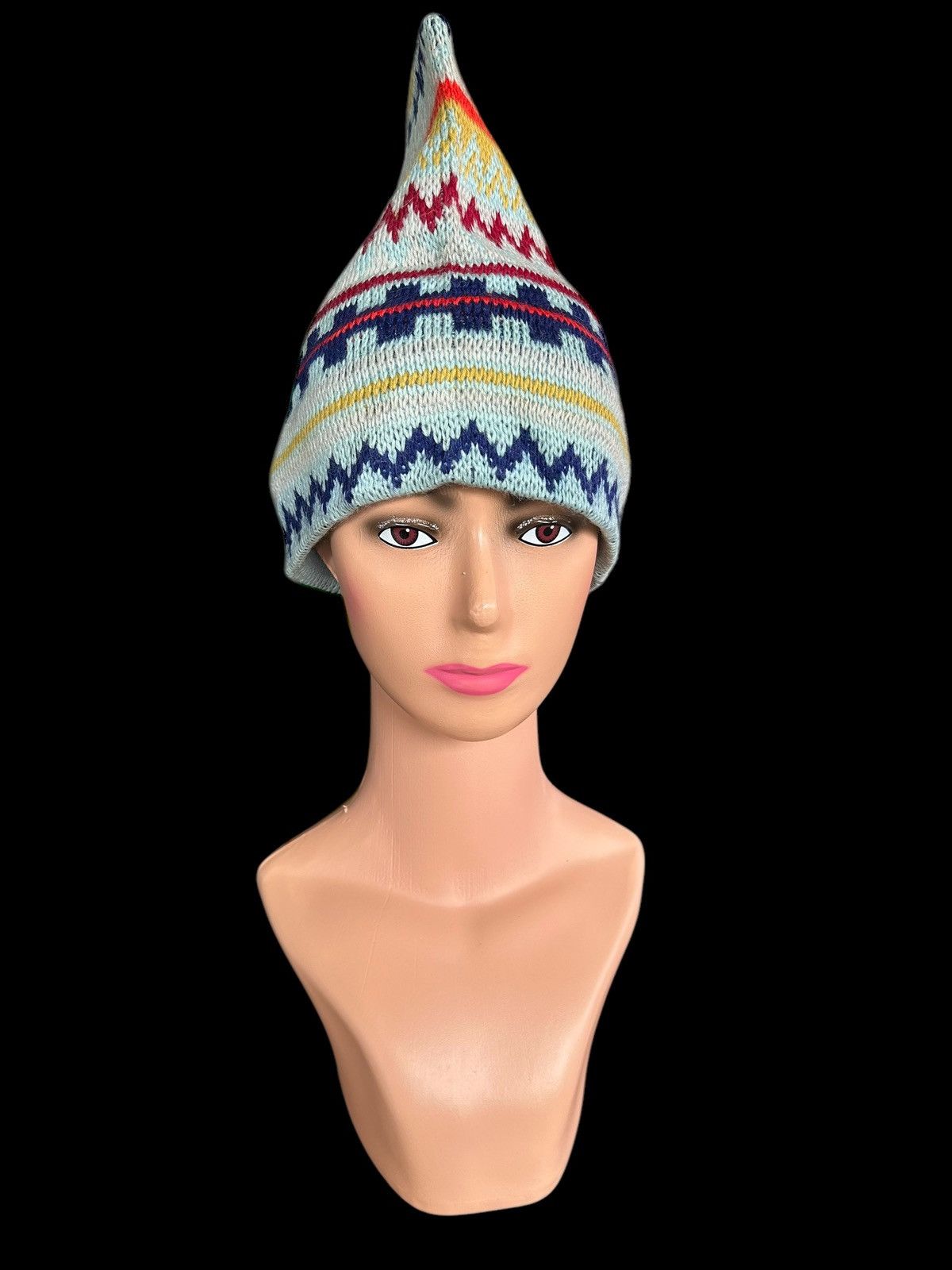 Japanese Brand × Kapital × Vintage Mohawk Vtg Yamaha Japanese Knitt Beanie Size ONE SIZE - 5 Thumbnail