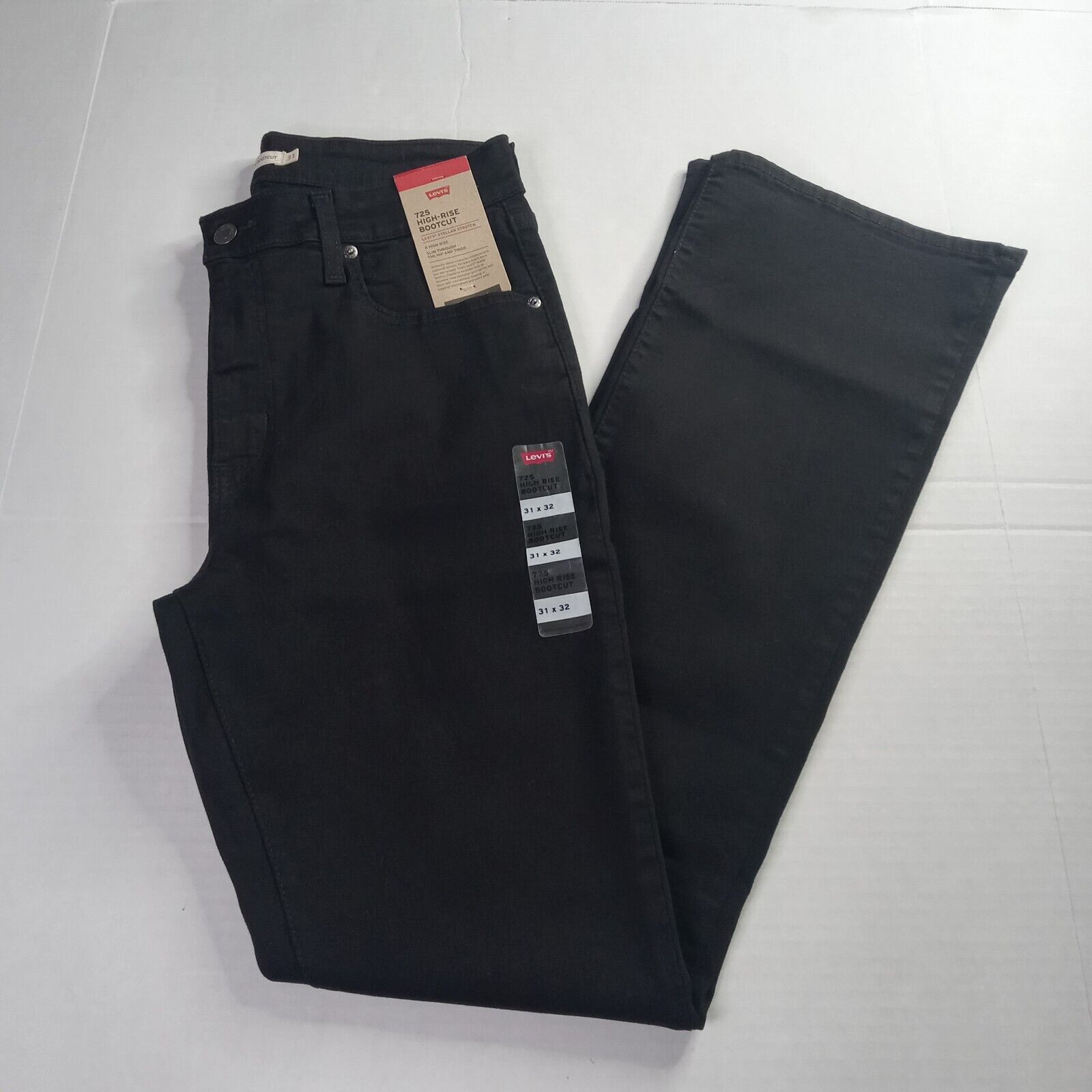 Levi's Levi's 725 High-Rise Bootcut Jeans Women's Size 31x32 Black Size 31" - 1 Thumbnail