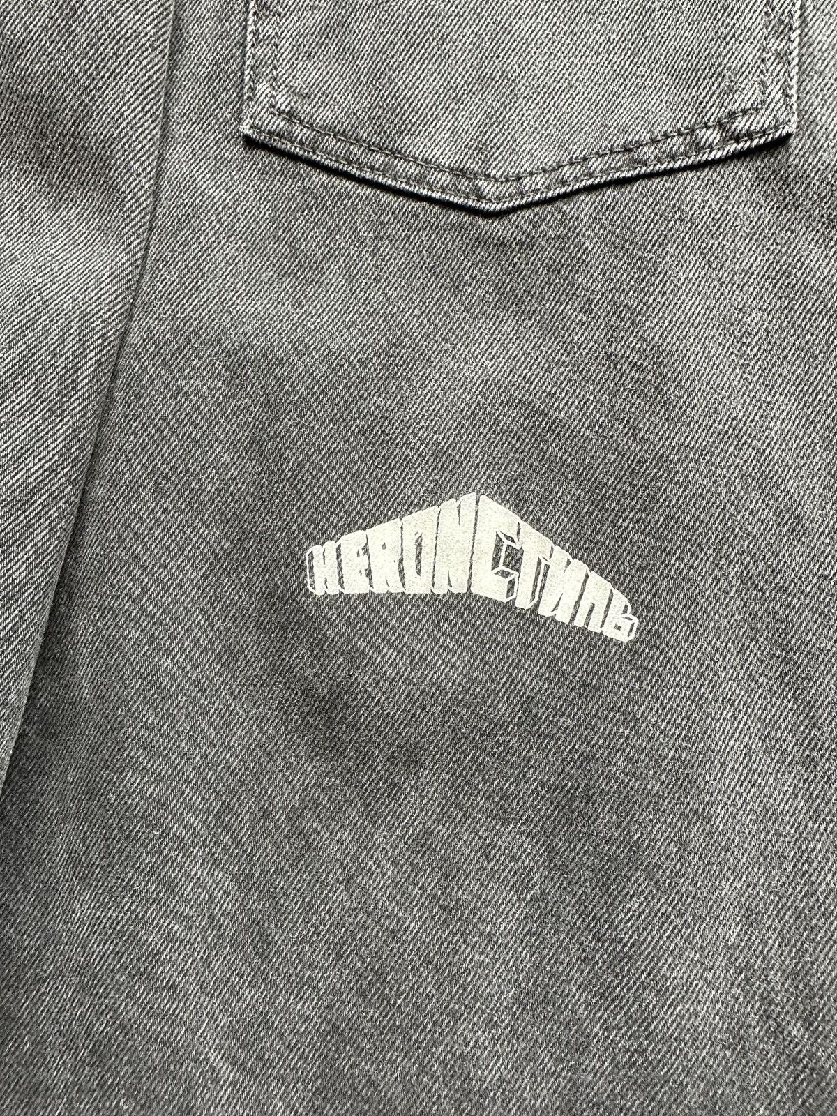 Heron Preston Heron Preston Black Denim Zip-Up Shirt Size US L / EU 52-54 / 3 - 8 Thumbnail