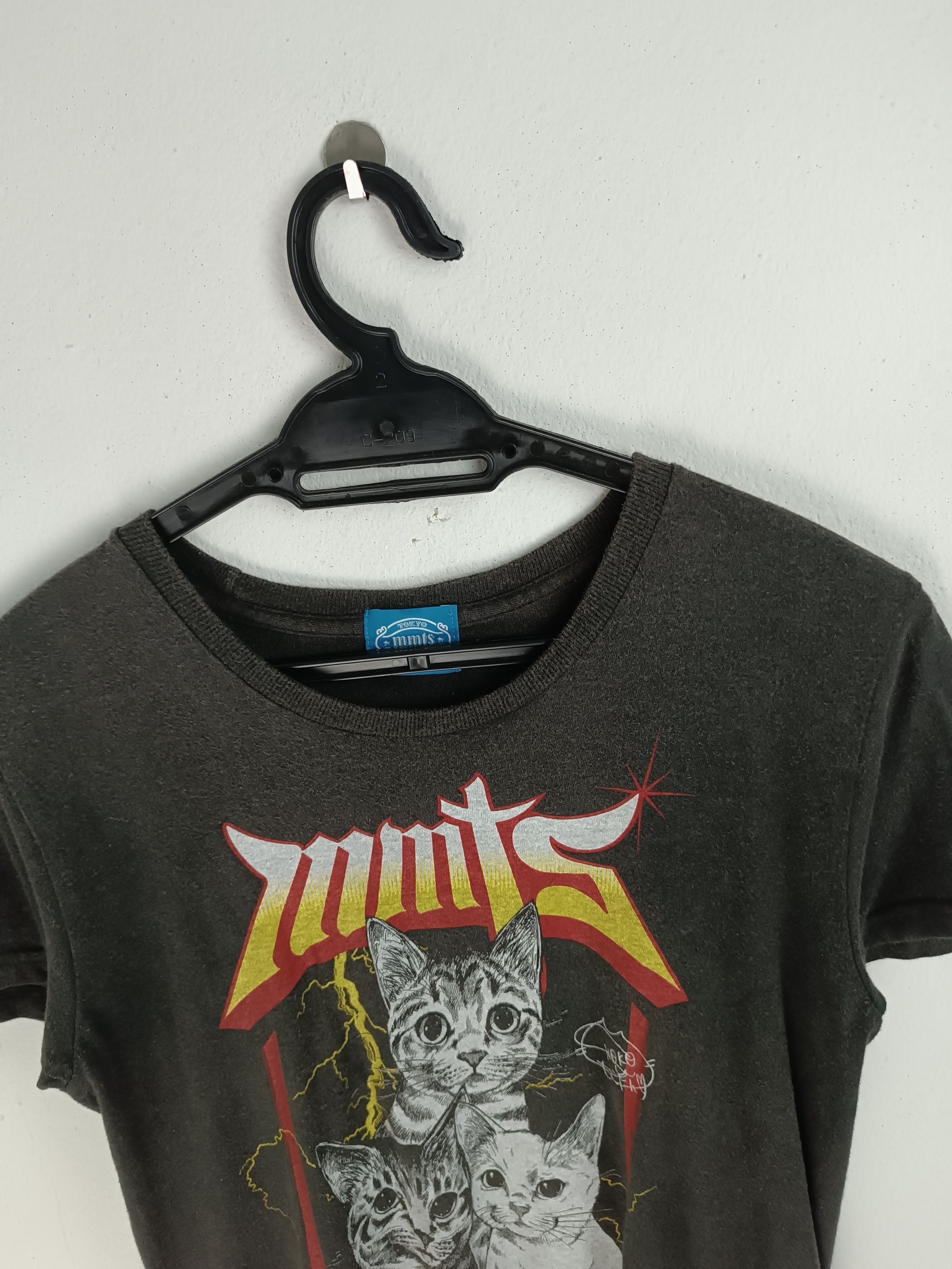 Japanese Brand VINTAGE TOKYO MMTS NAKANO NEKO CAT PETS ROCK TOUR TEE RARE Size US XS / EU 42 / 0 - 11 Thumbnail