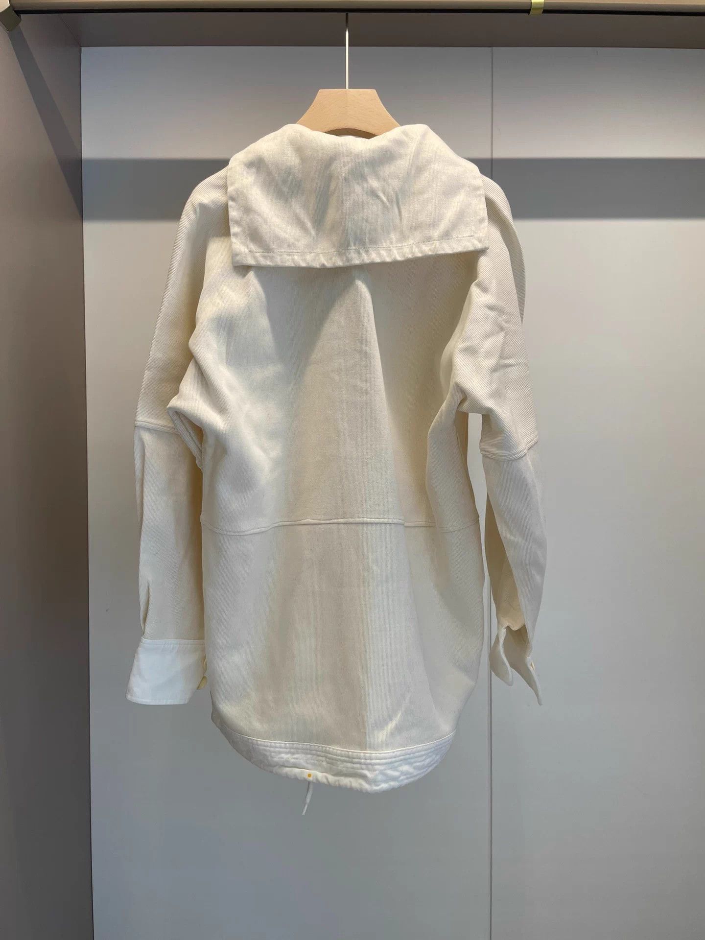Other Authentic Chloe white cotton navy collar sweatshirt size 34 Size XS / US 0-2 / IT 36-38 - 2 Thumbnail