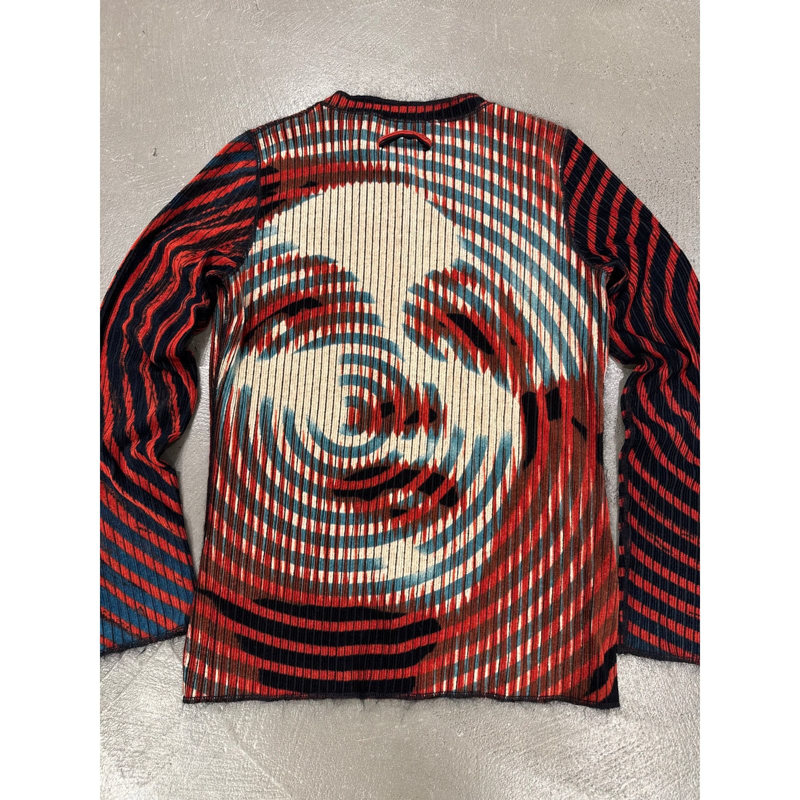 Jean Paul Gaultier A/W2001 Jean Paul Gaultier “Marlene Dietrich” knit cardigan Size L / US 10 / IT 46 - 3 Thumbnail
