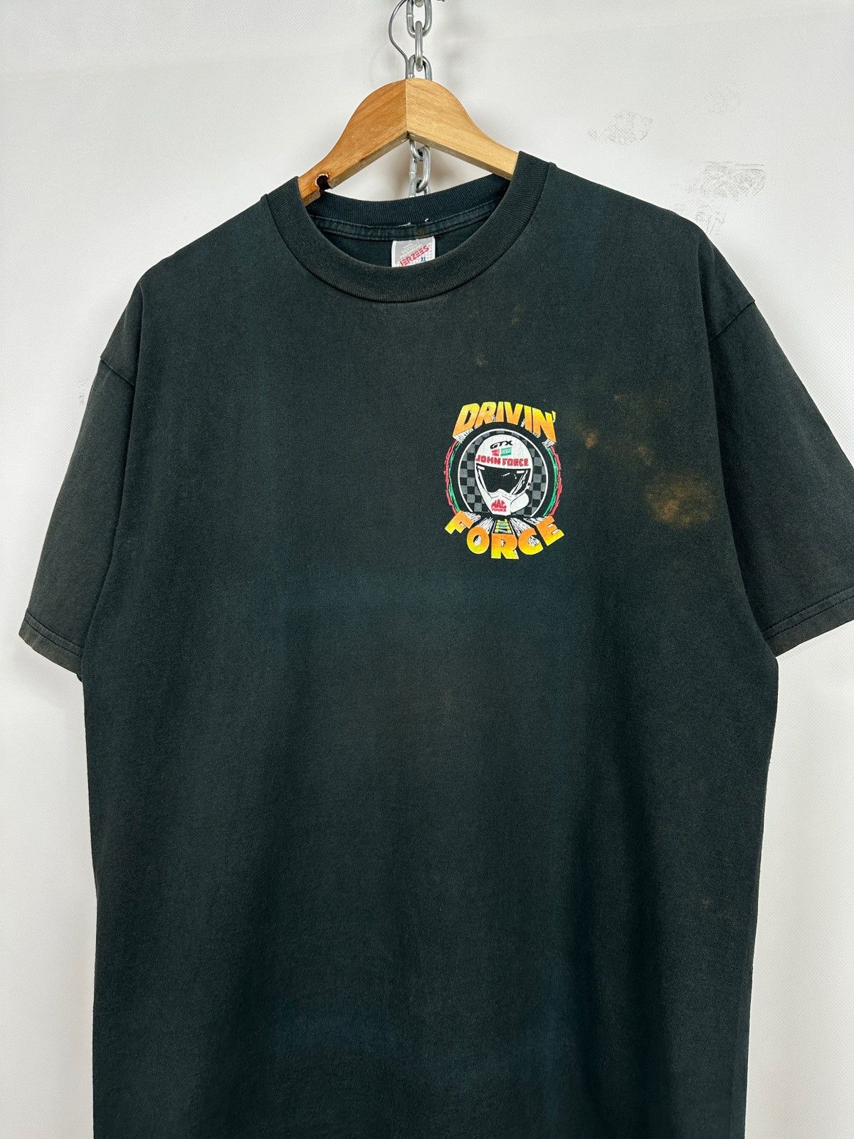 NASCAR Vintage NASCAR John Force Ford Castrol GTX NHRA T-Shirt Size US XL / EU 56 / 4 - 12 Thumbnail