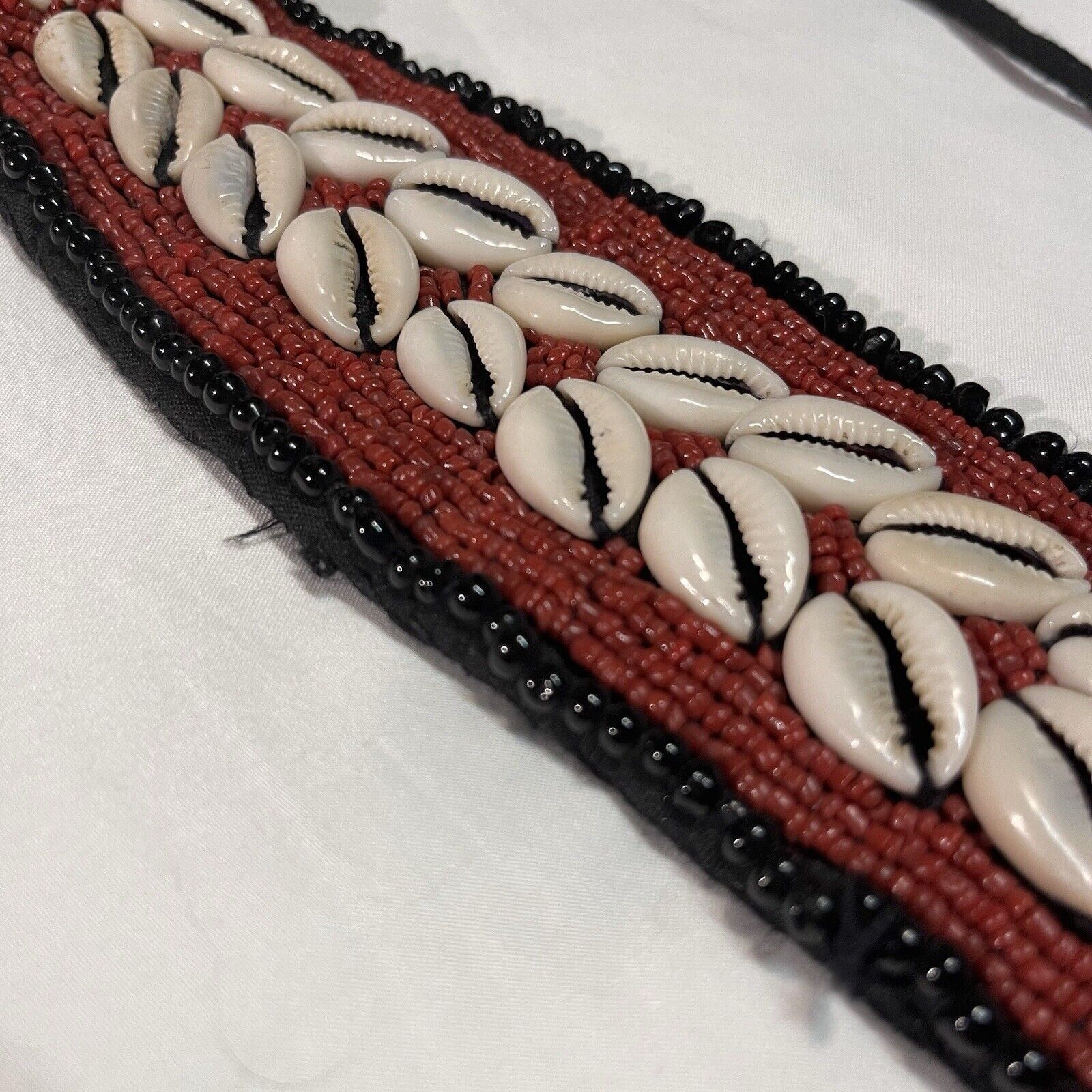 Handmade NativeAmerican Belt Attributed to Shinnecock People Folk Art Size ONE SIZE - 3 Thumbnail