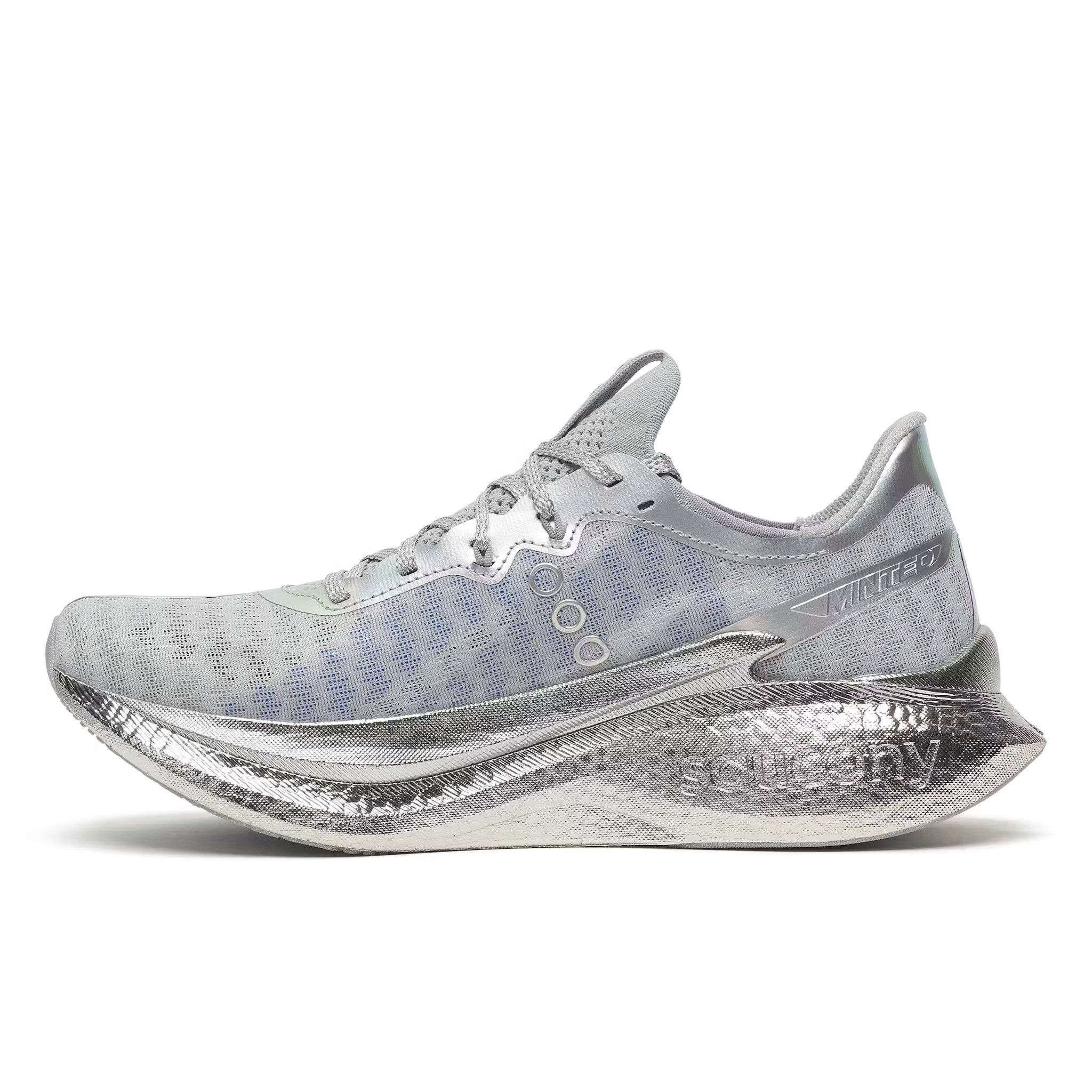 Minted New York × Saucony Saucony x Minted NY Endorphin Pro 5 Chromium Metallic Silver Size US 9.5 / EU 42-43 - 13 Thumbnail