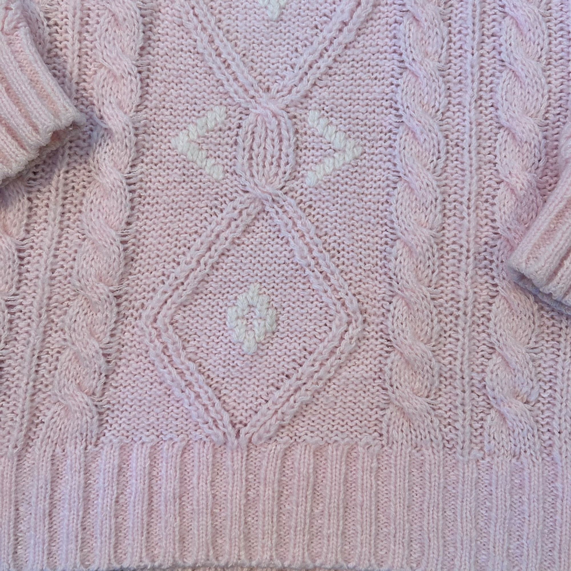 Vintage Vintage Worthington Chunky Grandmacore Pastel Goth Sweater M Size L / US 10 / IT 46 - 3 Thumbnail