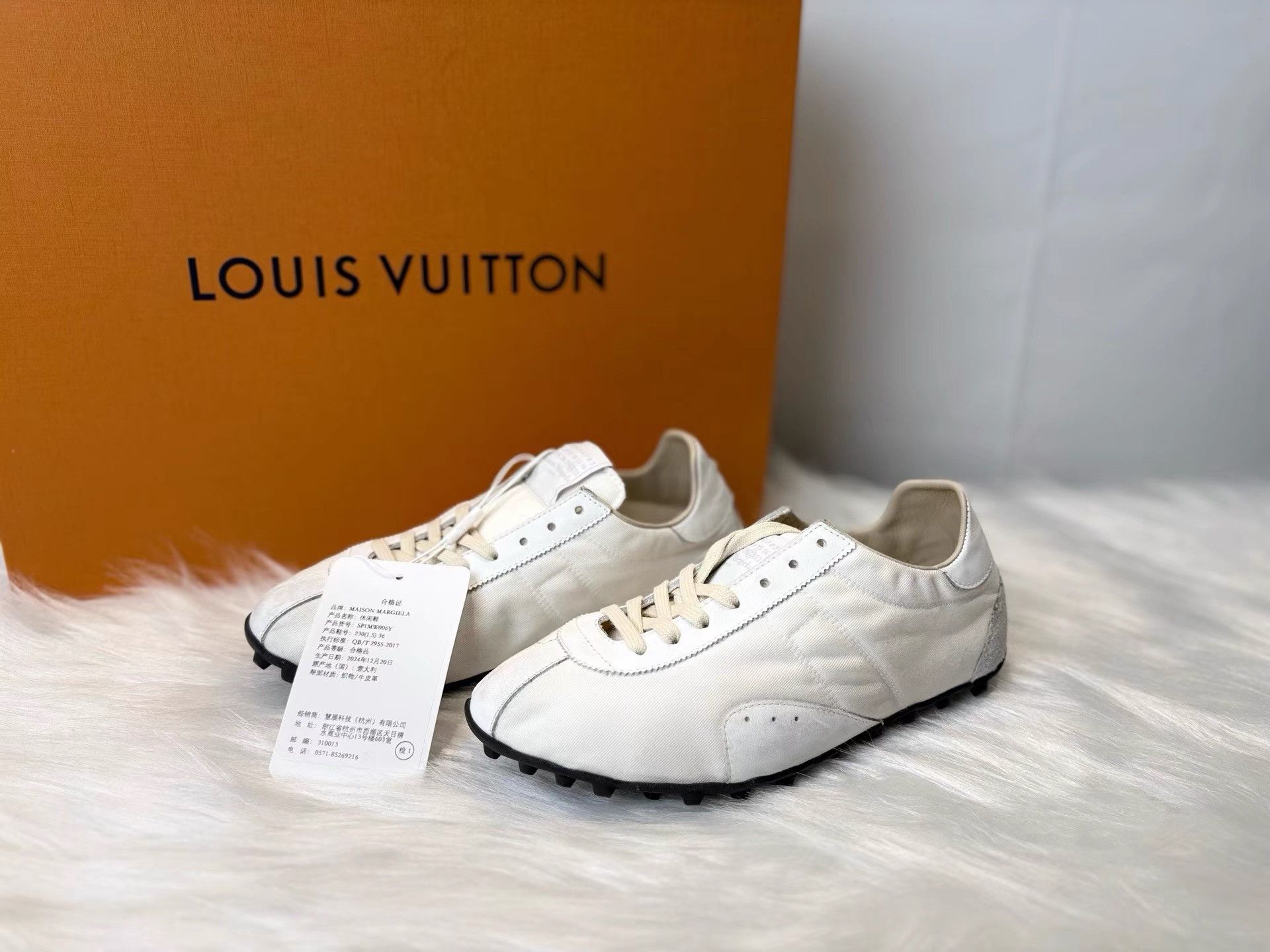 Maison Margiela Maison Margiela Sprinters Low-Top Sneakers K36 Size US 6 / IT 36 - 1 Thumbnail