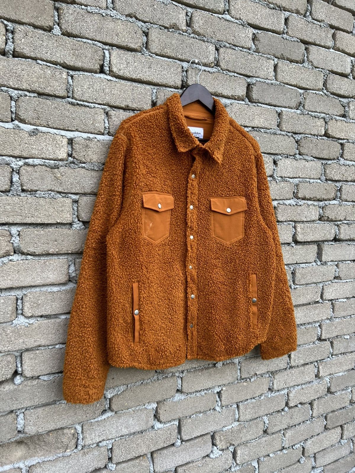 Japanese Brand Goodfellow & Co Men Sherpa Shirt Jacket Size US L / EU 52-54 / 3 - 3 Thumbnail