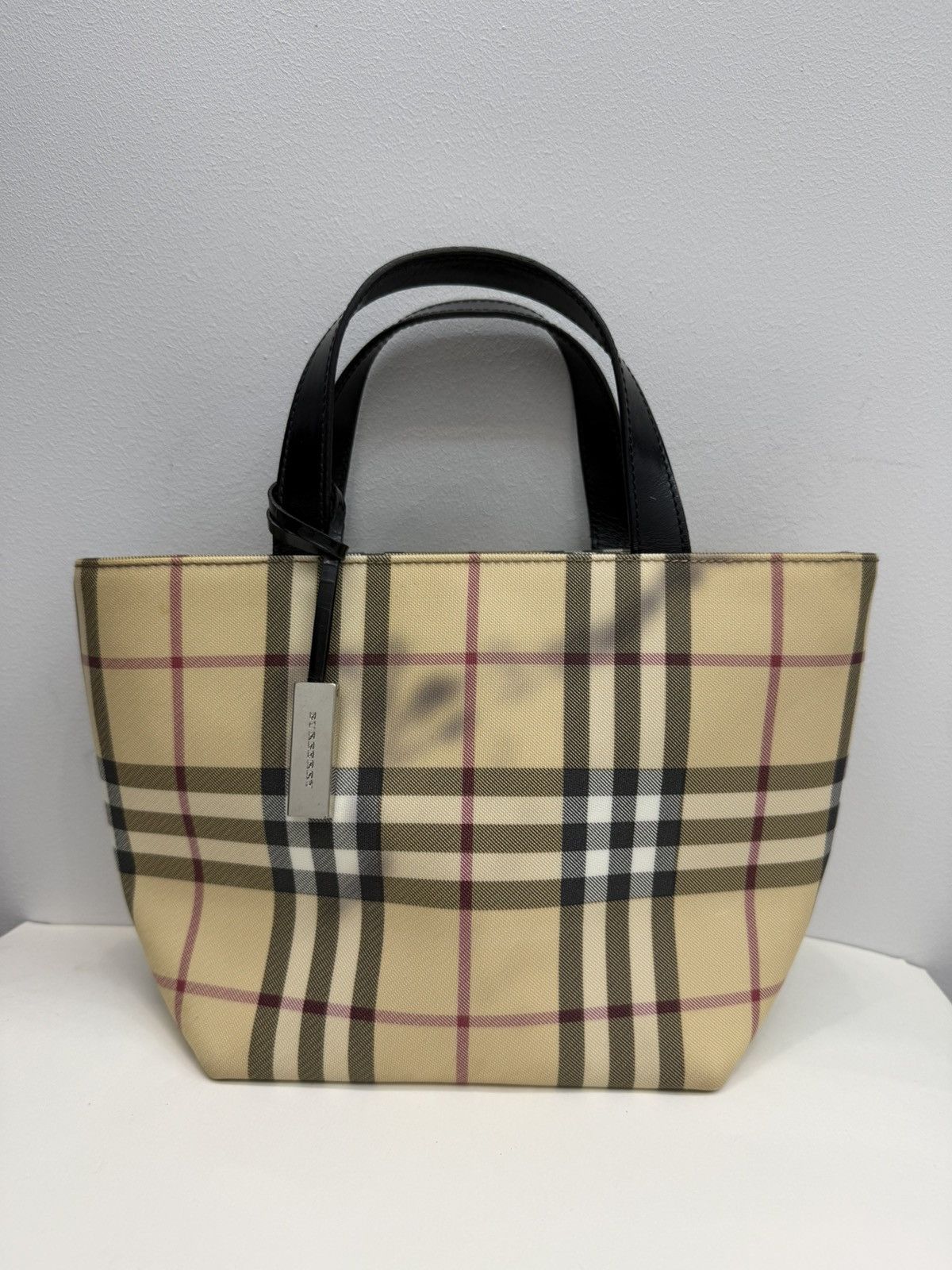 Burberry × Vintage Burberry London Nova Check Handle Bag Size ONE SIZE - 1 Thumbnail