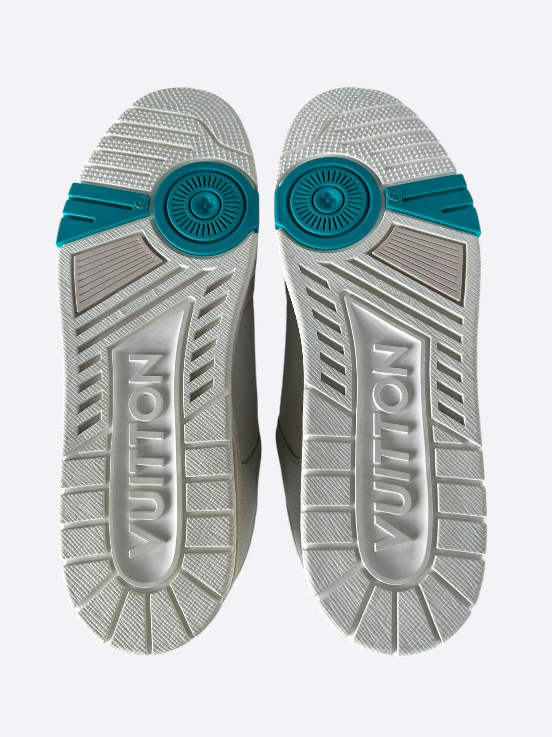 Louis Vuitton Louis Vuitton Grey & Blue Trainers Size US 15 / EU 48 - 4 Thumbnail