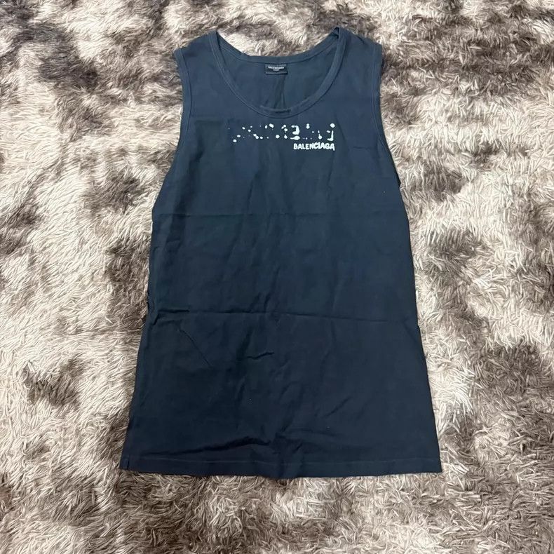 Balenciaga Balenciaga 23SS Graffiti Sleeveless Tank Size US M / EU 48-50 / 2 - 1 Thumbnail