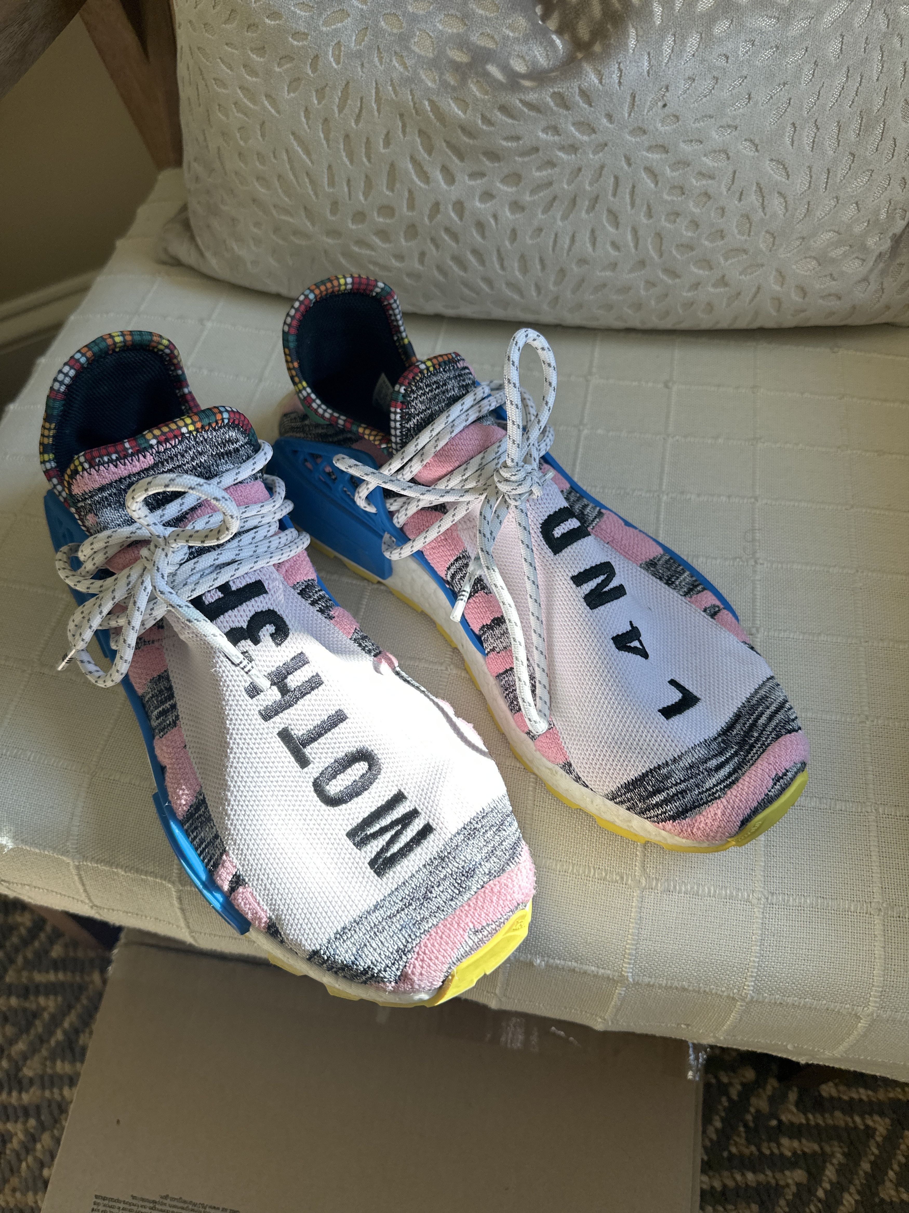 Adidas Adidas NMD Hu Pharrell Solar Pack Mother Size US 12 / EU 45 - 1 Thumbnail