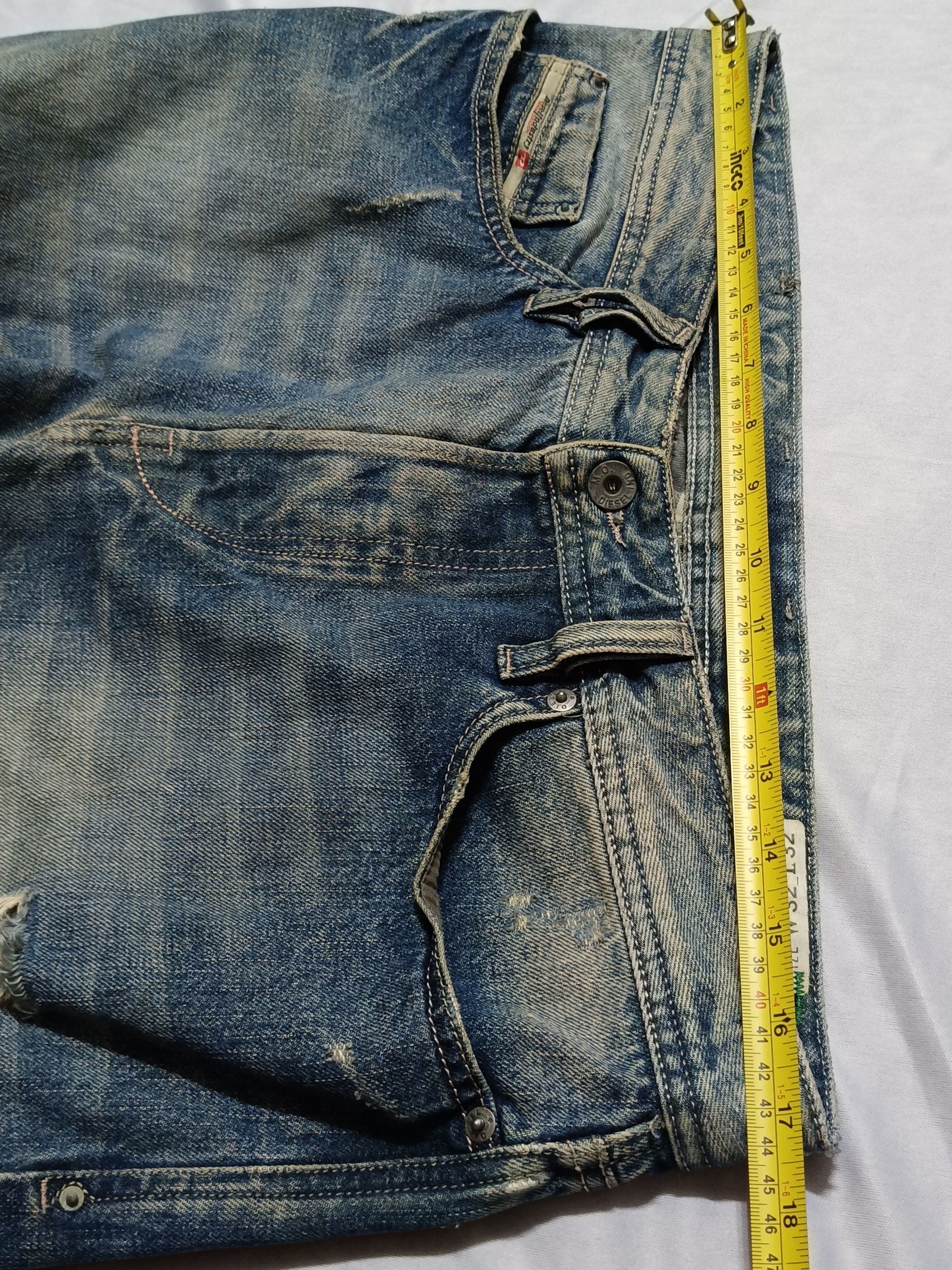 Diesel Diesel KURREN Regular Straight distressed Jeans Size US 34 / EU 50 - 14 Thumbnail
