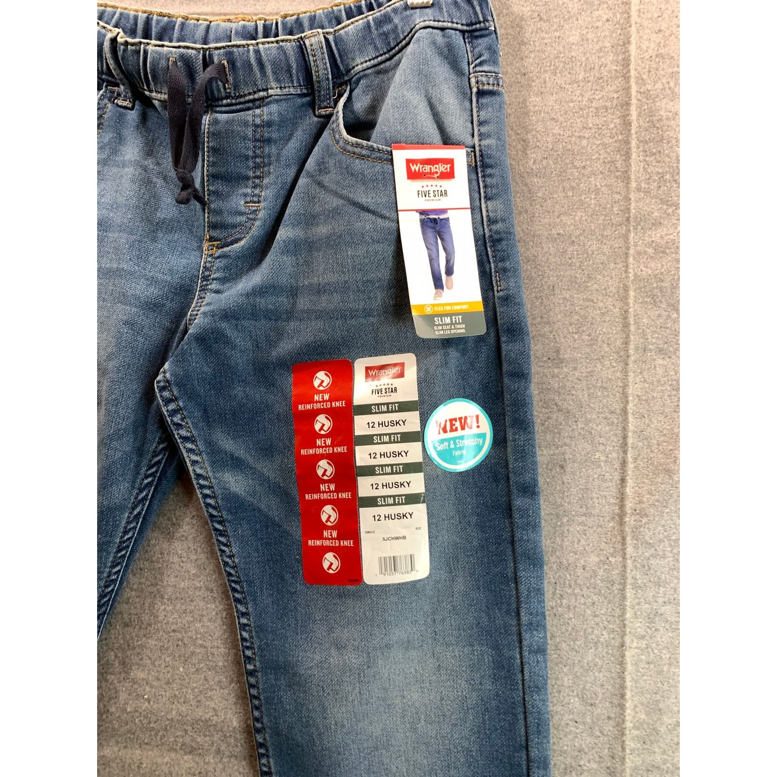 Wrangler Wrangler Slim Fit 12 Husky Jeans Size 24" / US 00 / IT 34 - 6 Thumbnail