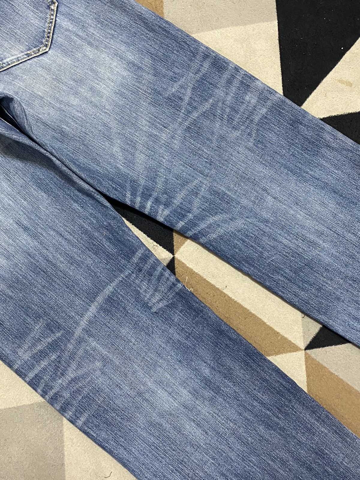 Old Navy Vintage Japanese Brands Navy Faded Wash Loose Jeans Size US 32 / EU 48 - 8 Thumbnail
