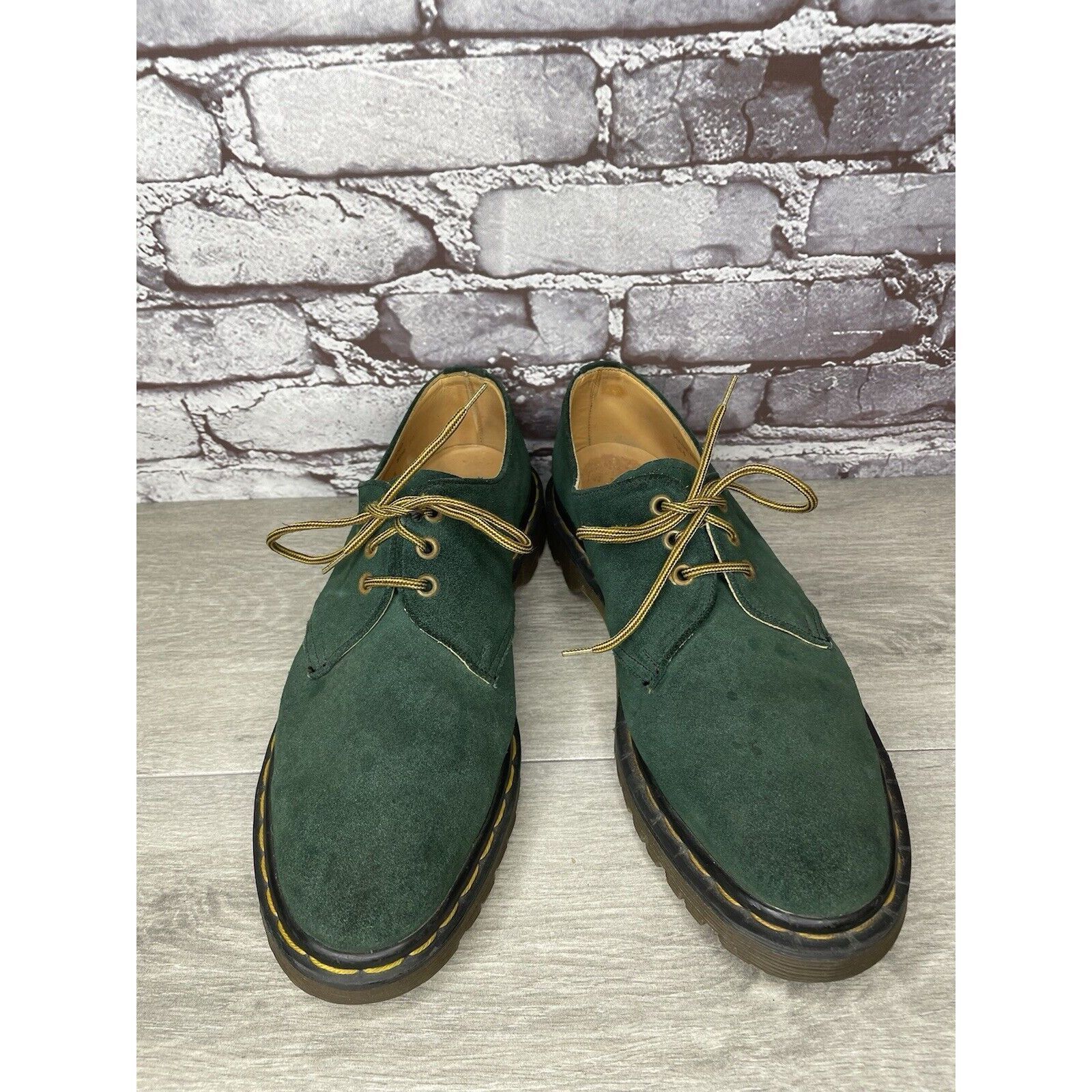 Dr. Martens Doc Dr. Martens Green Suede Leather Oxfords Shoes Men’s Sz 1 Size US 10 / EU 43 - 2 Thumbnail