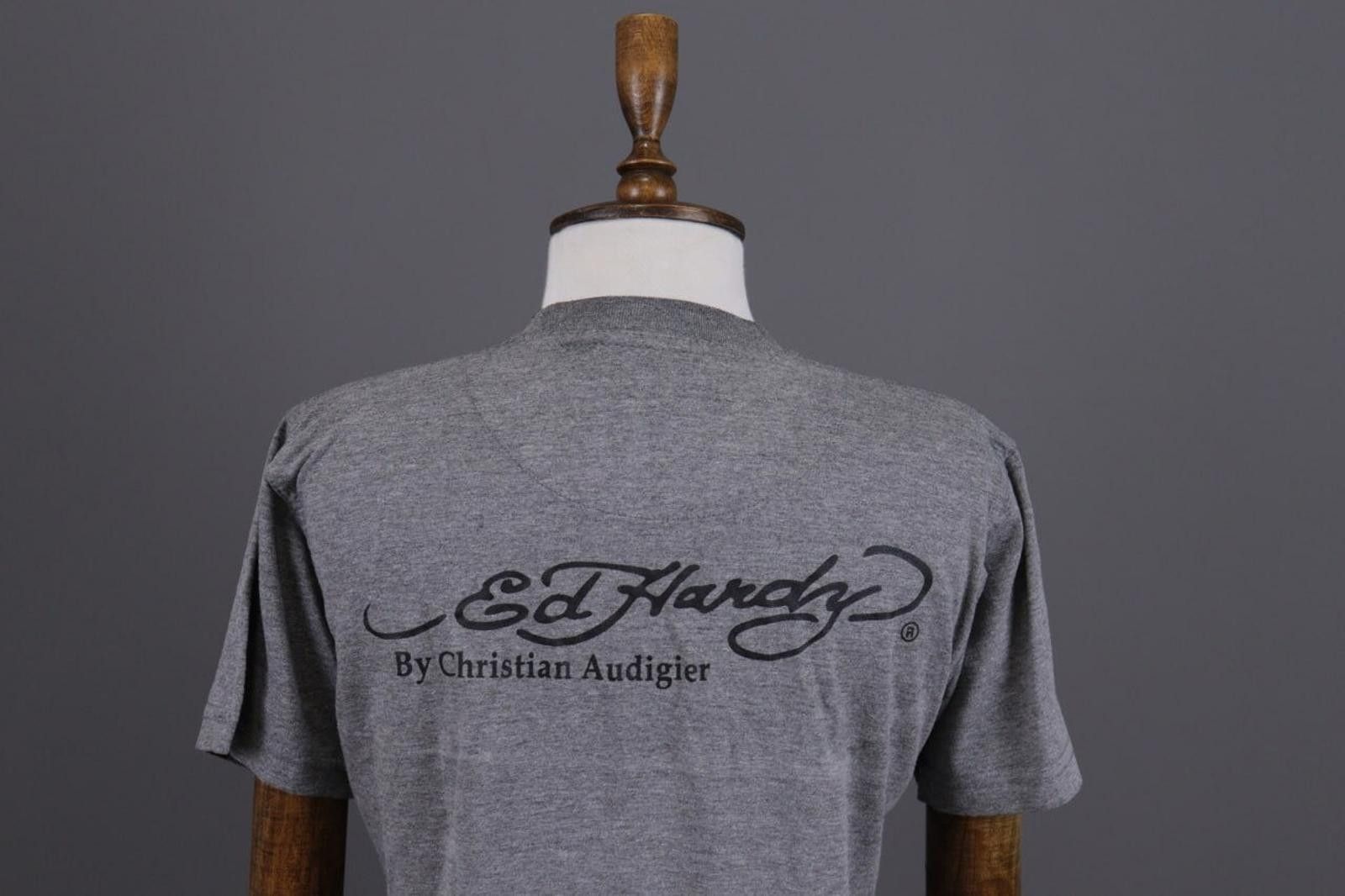Ed Hardy Ed Hardy by Christian Audigier Scool Print T-Shirt Size S Size S / US 4 / IT 40 - 10 Thumbnail