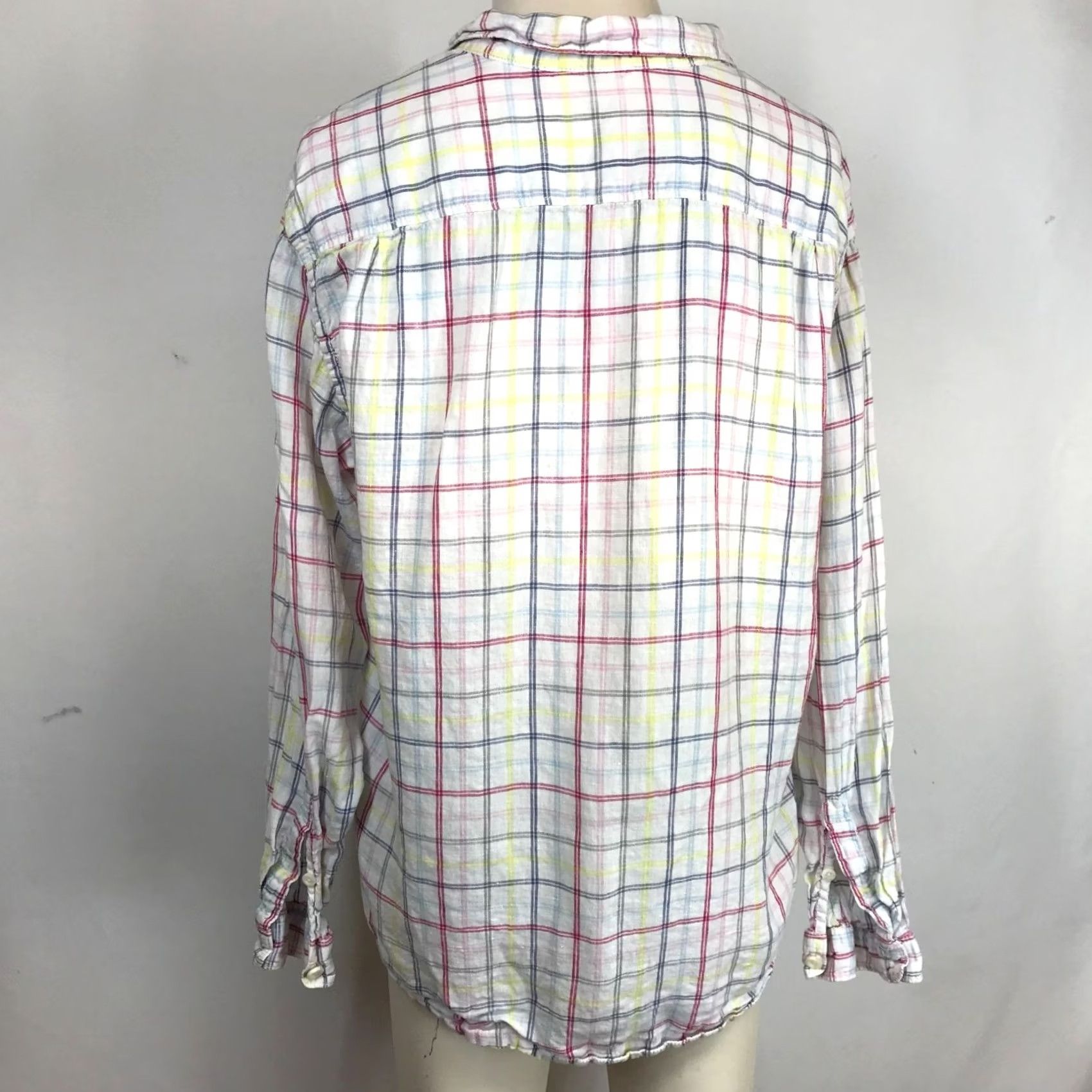 Tommy Bahama TOMMY BAHAMA Mens Large Multicolor Long Sleeve Button Collared Linen Shirt Size US L / EU 52-54 / 3 - 5 Thumbnail