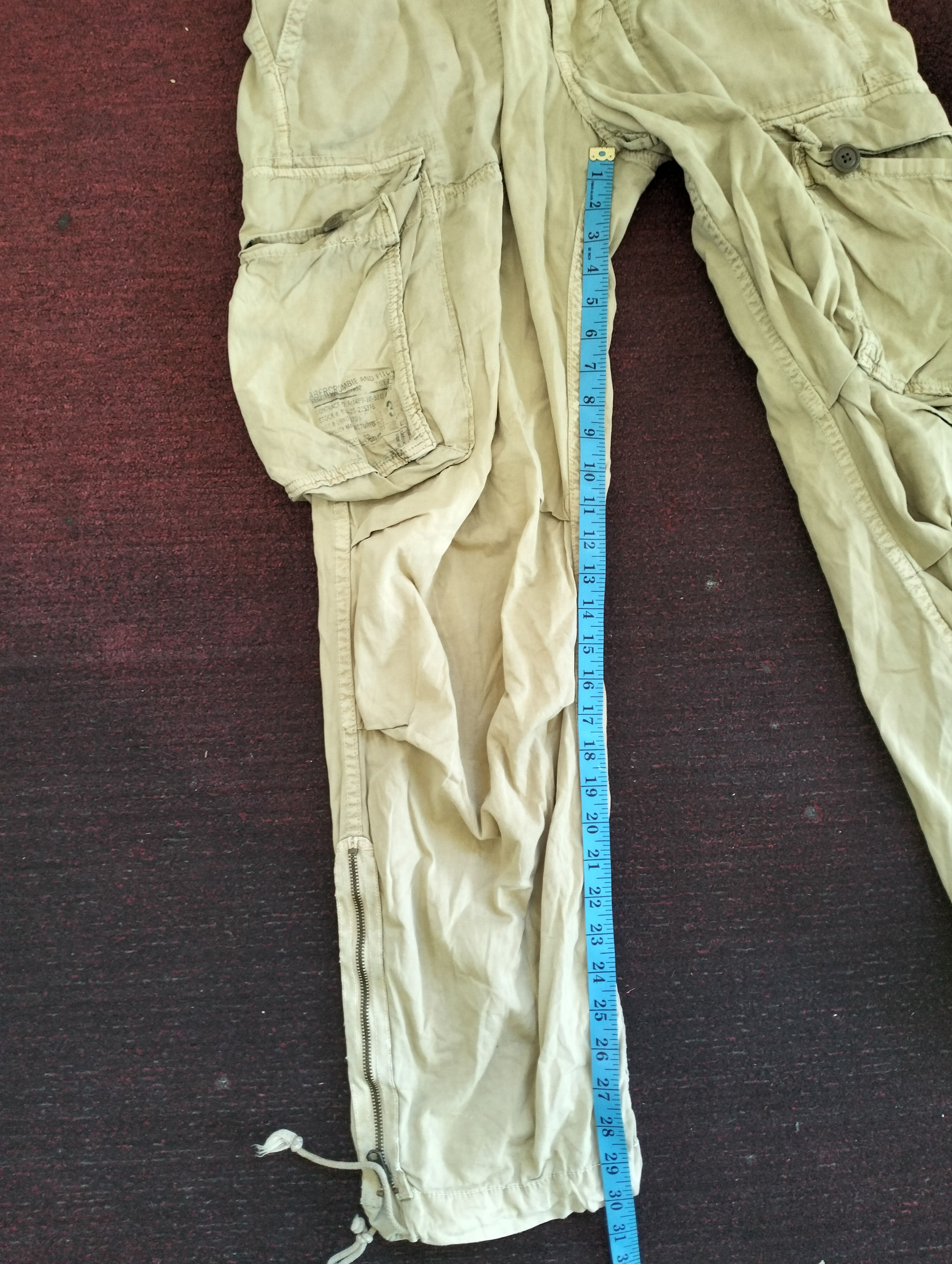 Abercrombie & Fitch Abercrombie Cargo pants Size US 36 / EU 52 - 3 Thumbnail