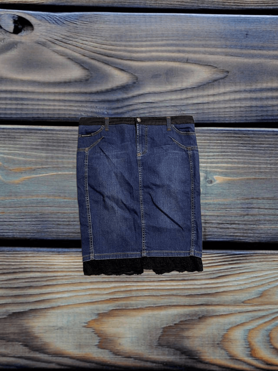 Dolce & Gabbana Vintage Luxury Denim Mini Skirts Dolce&Gabbana Y2K Size 32" / US 10 / IT 46 - 1 Thumbnail