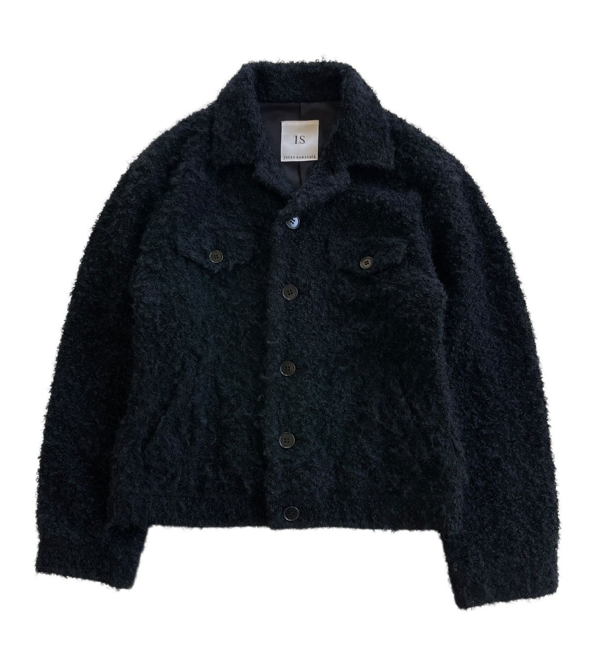 Issey Miyake Sunaokuwahara Wool Teddy Jacket Size M / US 6-8 / IT 42-44 - 1 Thumbnail