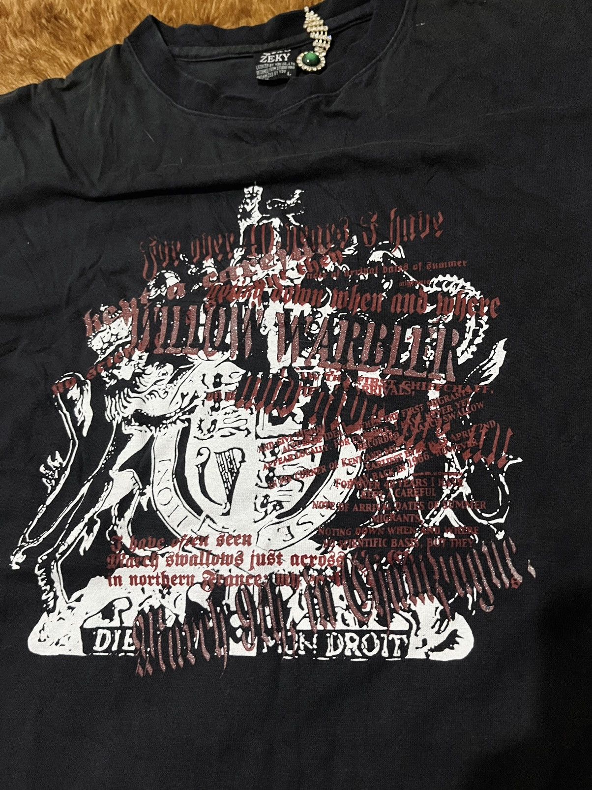 Japanese Brand JAPANESE POEM SEDITIONARIES GOTHIC STYLE SHIRT Size US L / EU 52-54 / 3 - 2 Thumbnail