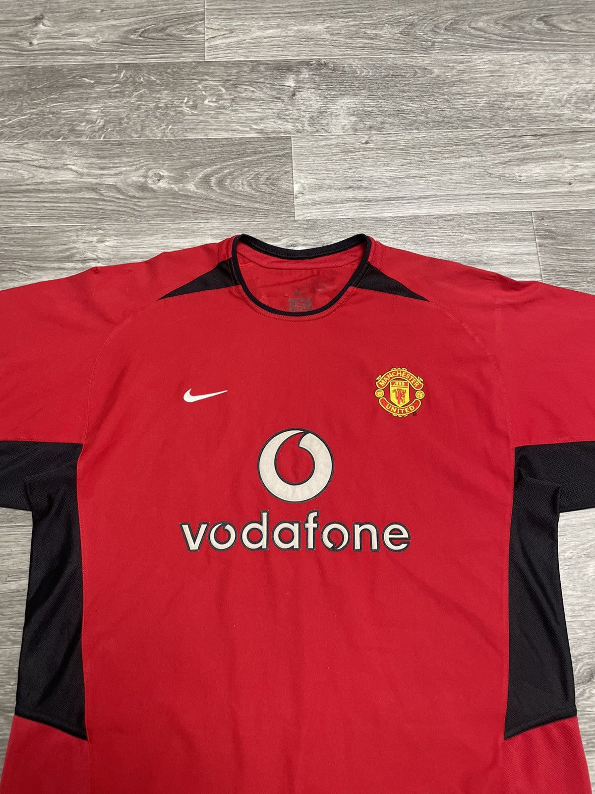 Nike VINTAGE NIKE 2002-04 MANCHESTER UNITED SHIRT SOCCER JERSEY Size US L / EU 52-54 / 3 - 2 Thumbnail