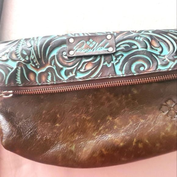 Patricia Nash Patricia Nash Deep Mossy Green & Tooled Turquoise Etching Zi Size ONE SIZE - 1 Thumbnail