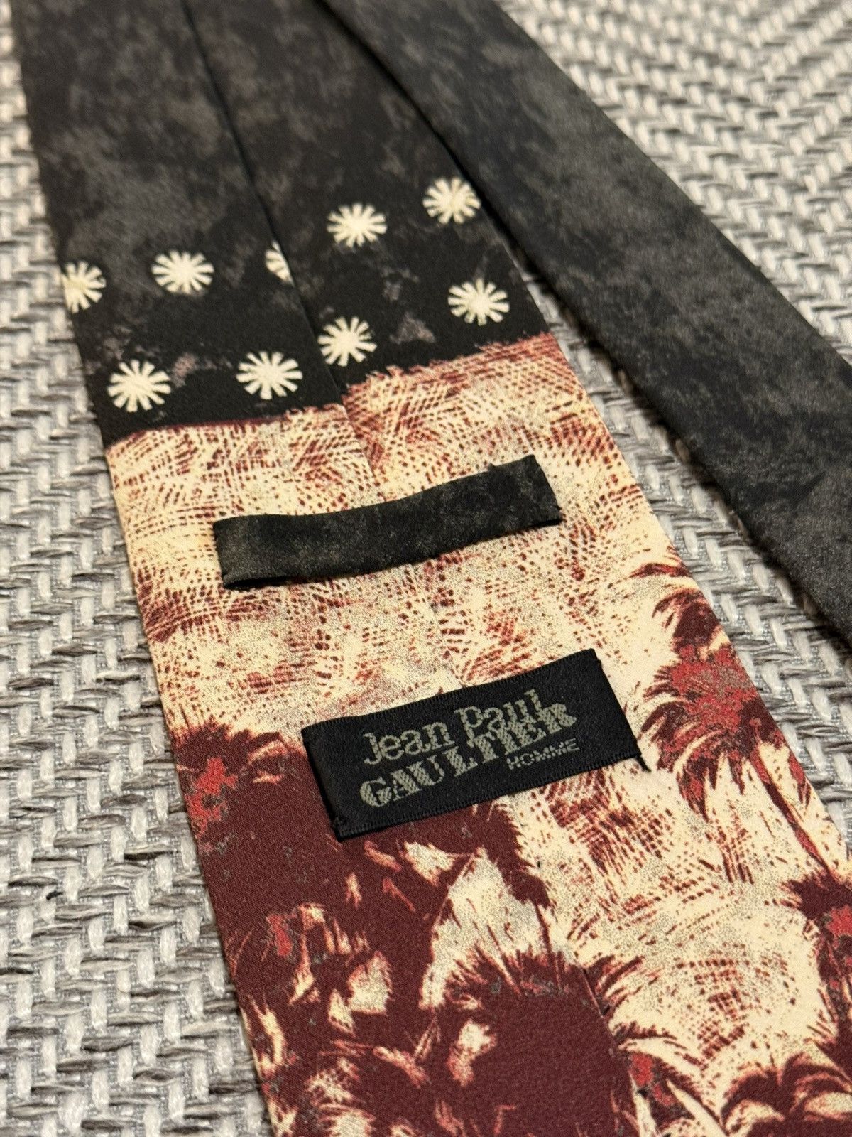 Jean Paul Gaultier Jean Paul Gaultier Homme Palm Tree Panel Tie Size ONE SIZE - 6 Thumbnail