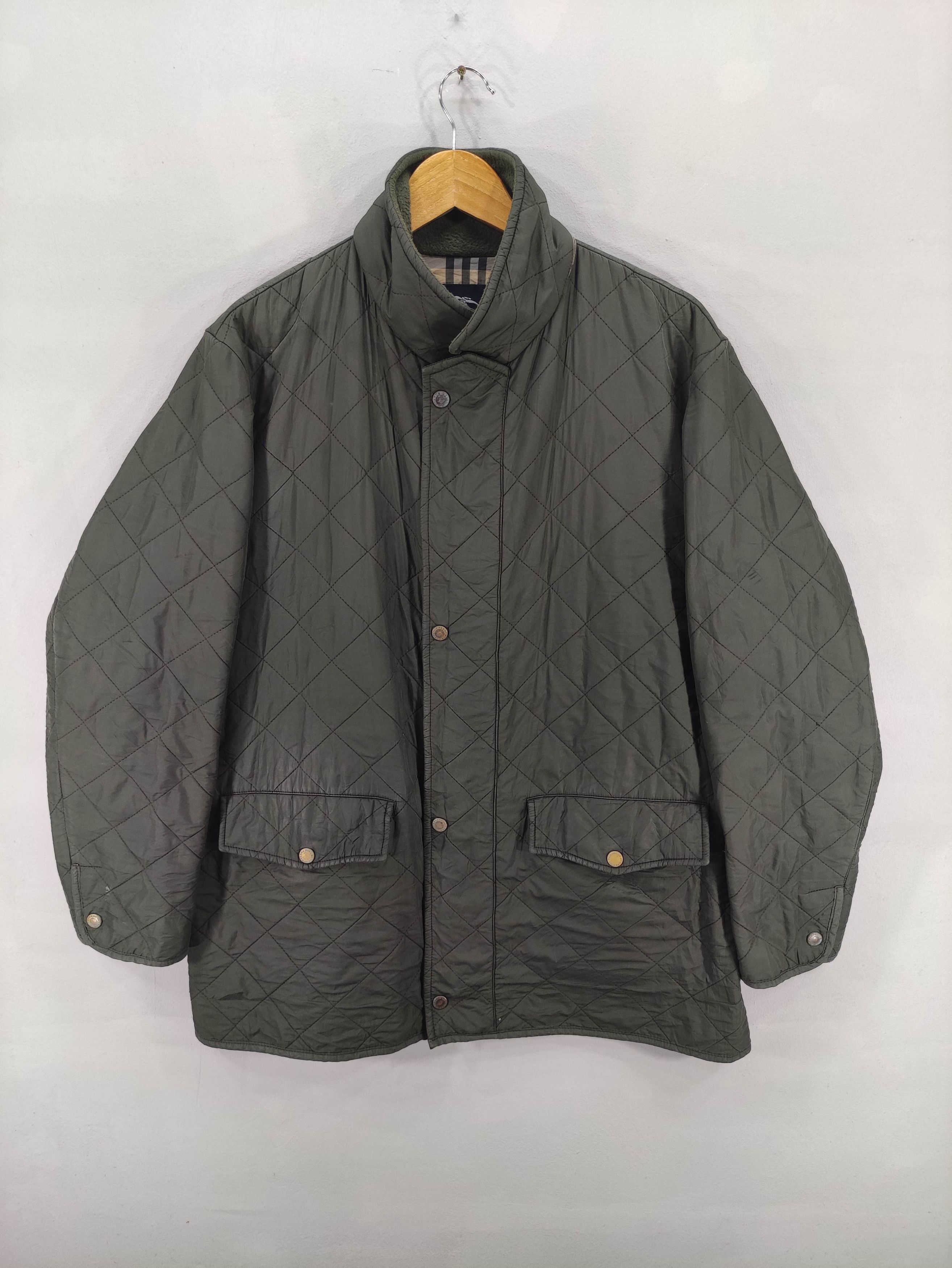 Burberry Vintage Burberry London Quilted Jacket Zipper Size US M / EU 48-50 / 2 - 1 Thumbnail