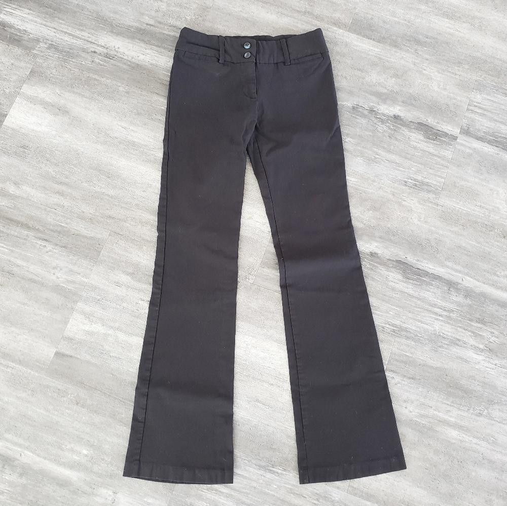 Designer Black Detailed Classic Have Business Pant Size 28" / US 6 / IT 42 - 1 Thumbnail