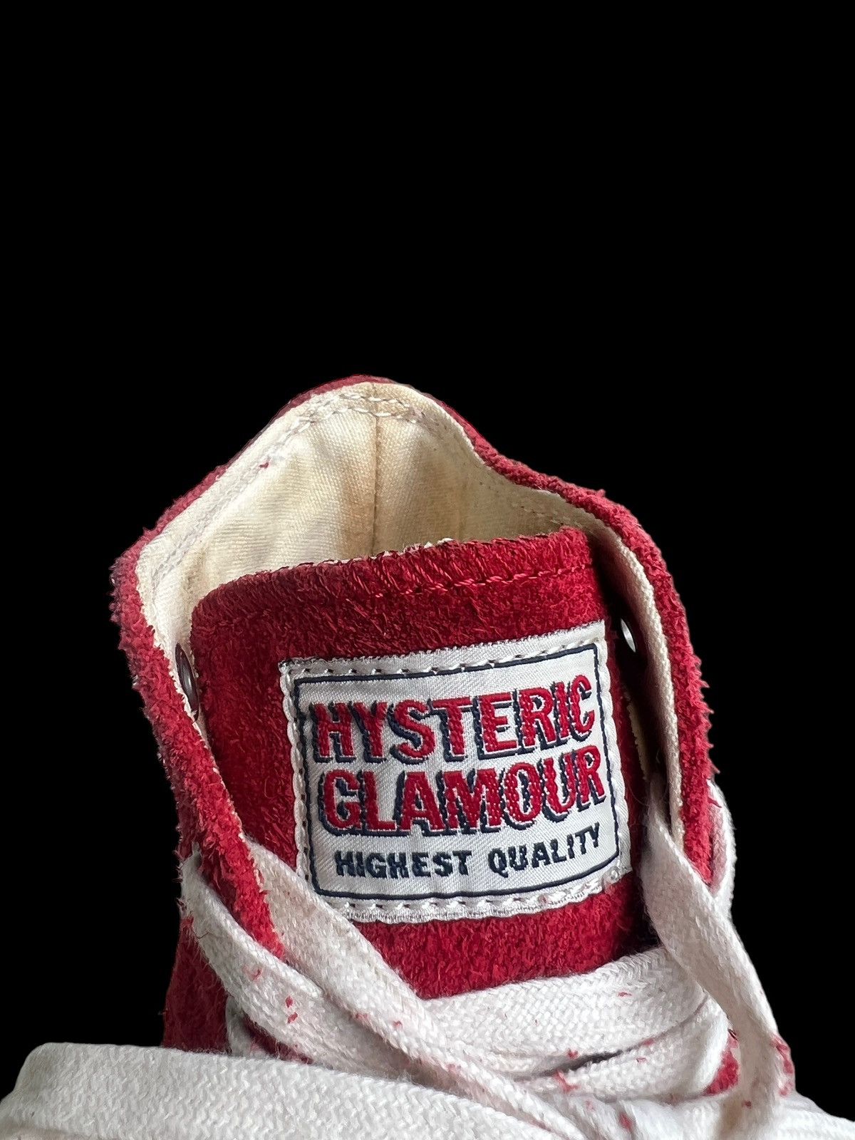 Hysteric Glamour Vintage Hysteric Glamour Suede Leather High Top Sneakers Size US 7 / EU 40 - 8 Thumbnail