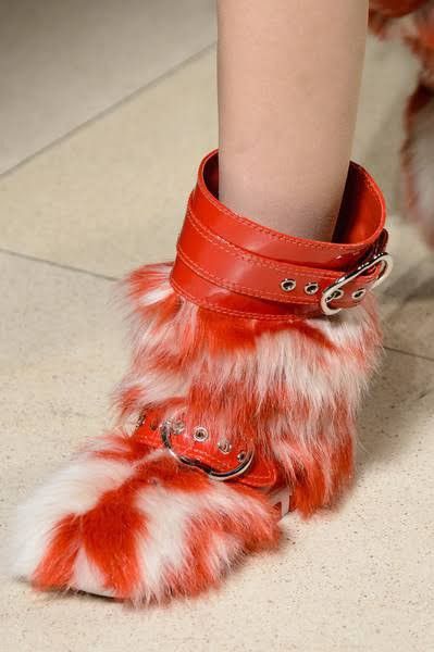 Miu Miu × Prada Miu Miu - Prada - FW2017 - Faux Fur Boots Size US 5 / IT 35 - 21 Thumbnail