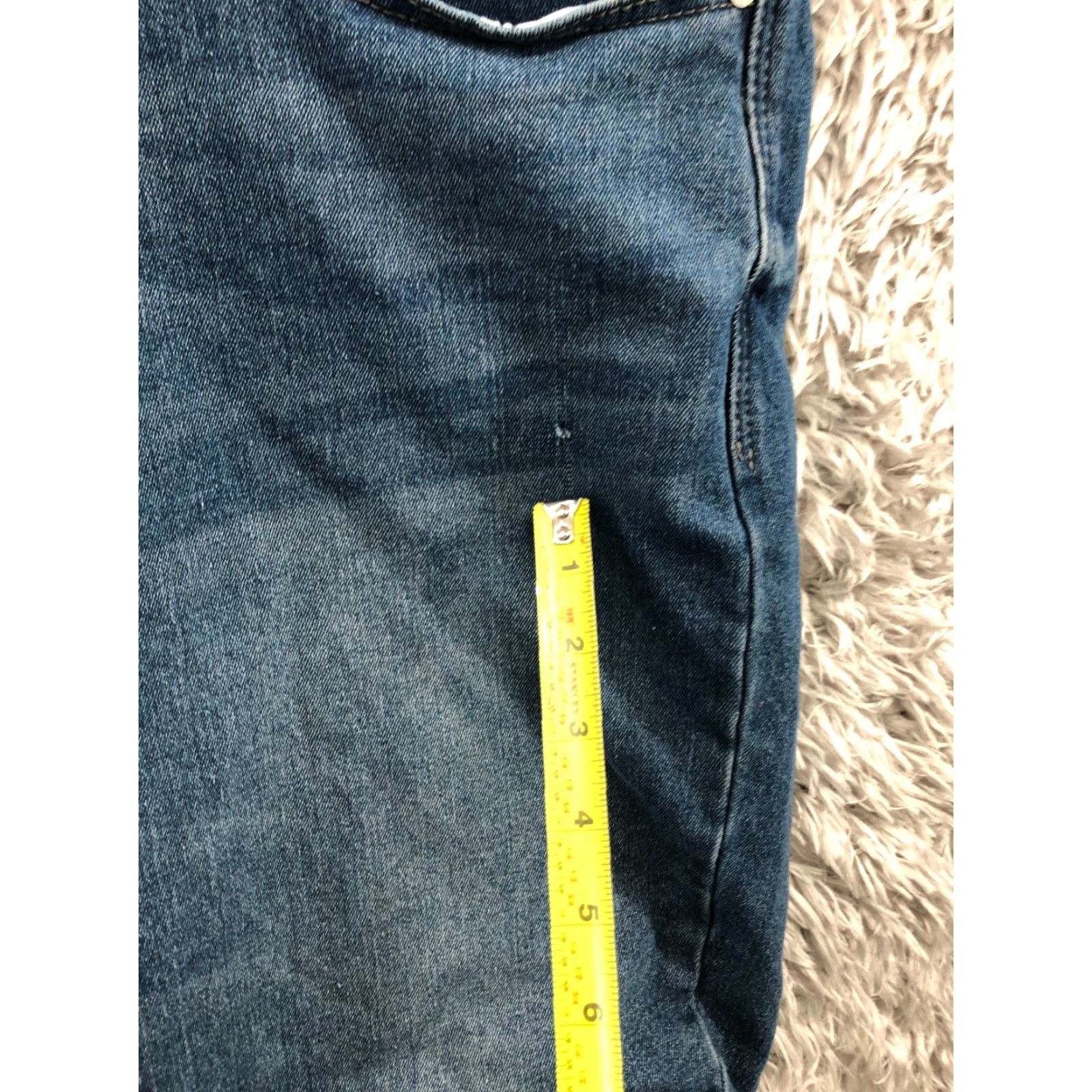 Vintage MBX Slim Short Mens 38 Mid Rise Medium Wash Denim Bermuda 5-Pocket Blue Slim Fit Casual Jeans Mens Size US 38 / EU 54 - 4 Thumbnail