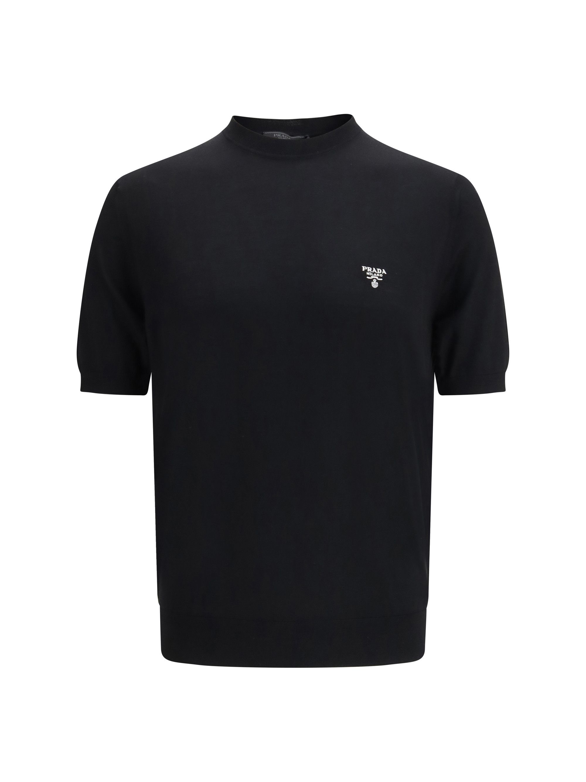 Prada Virgin wool T-shirt Size US M / EU 48-50 / 2 - 1 Thumbnail